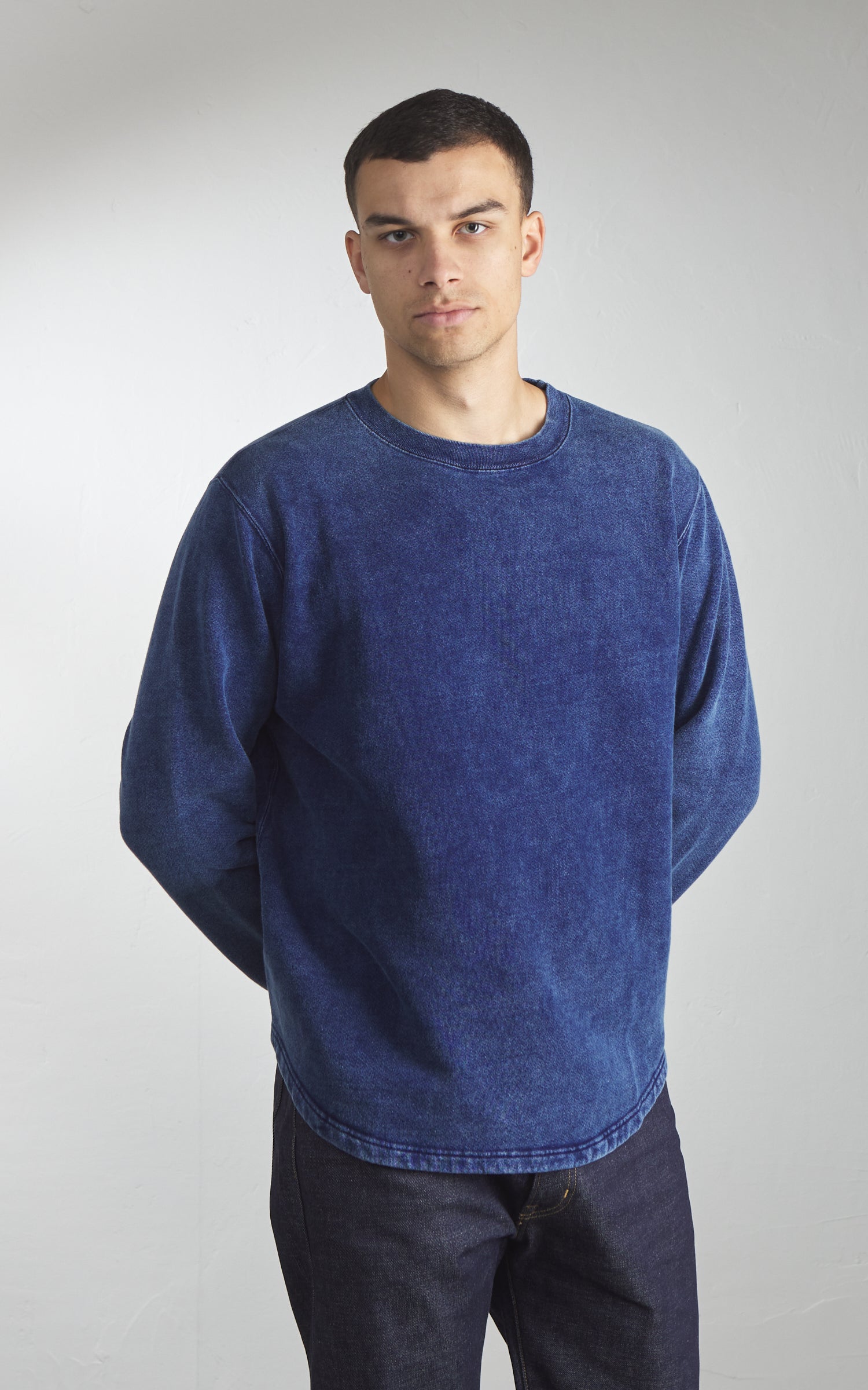 Good On Rough Crew Sweatshirt Indigo Shave