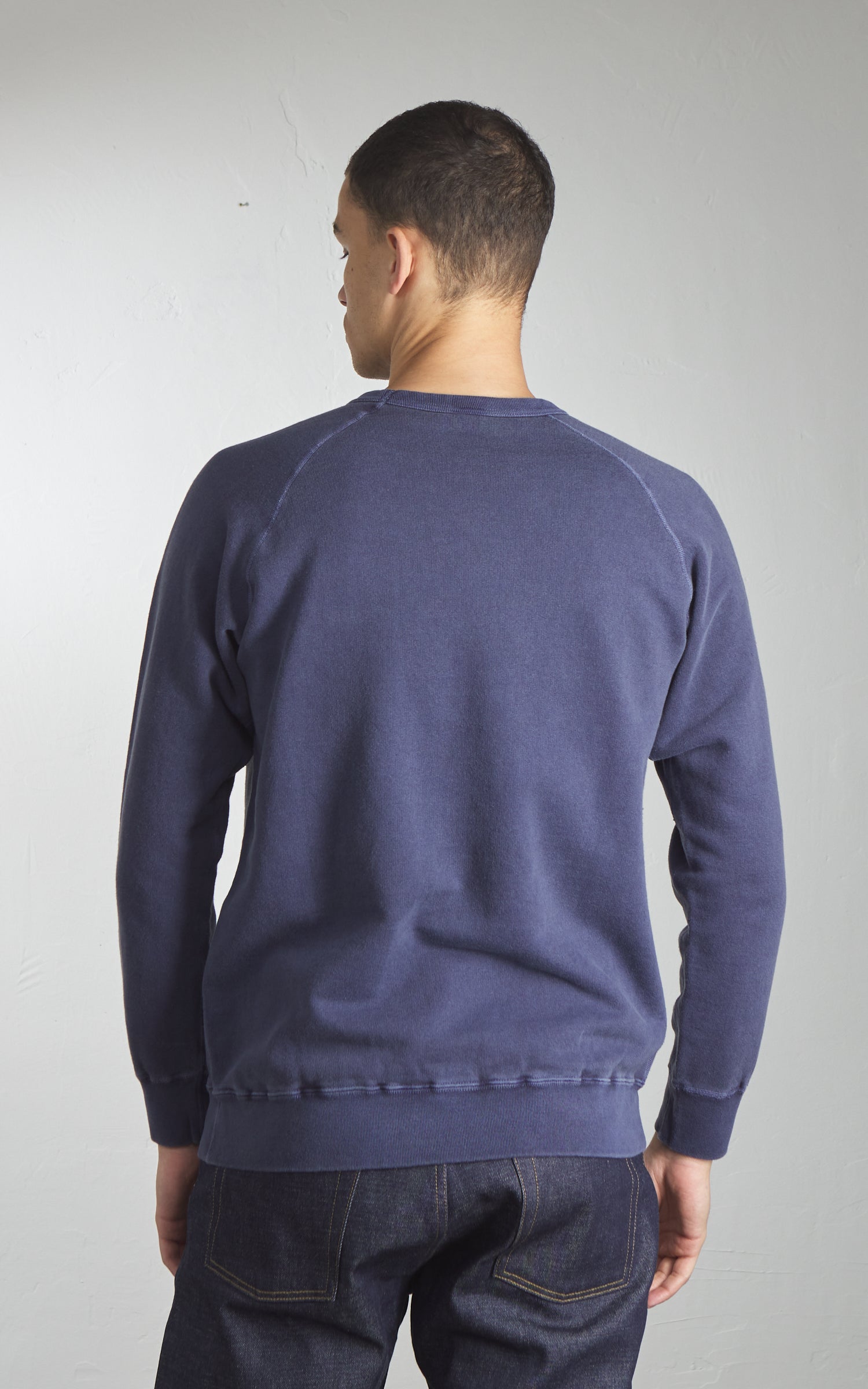 Good On Raglan Crew Sweatshirt P-Navy
