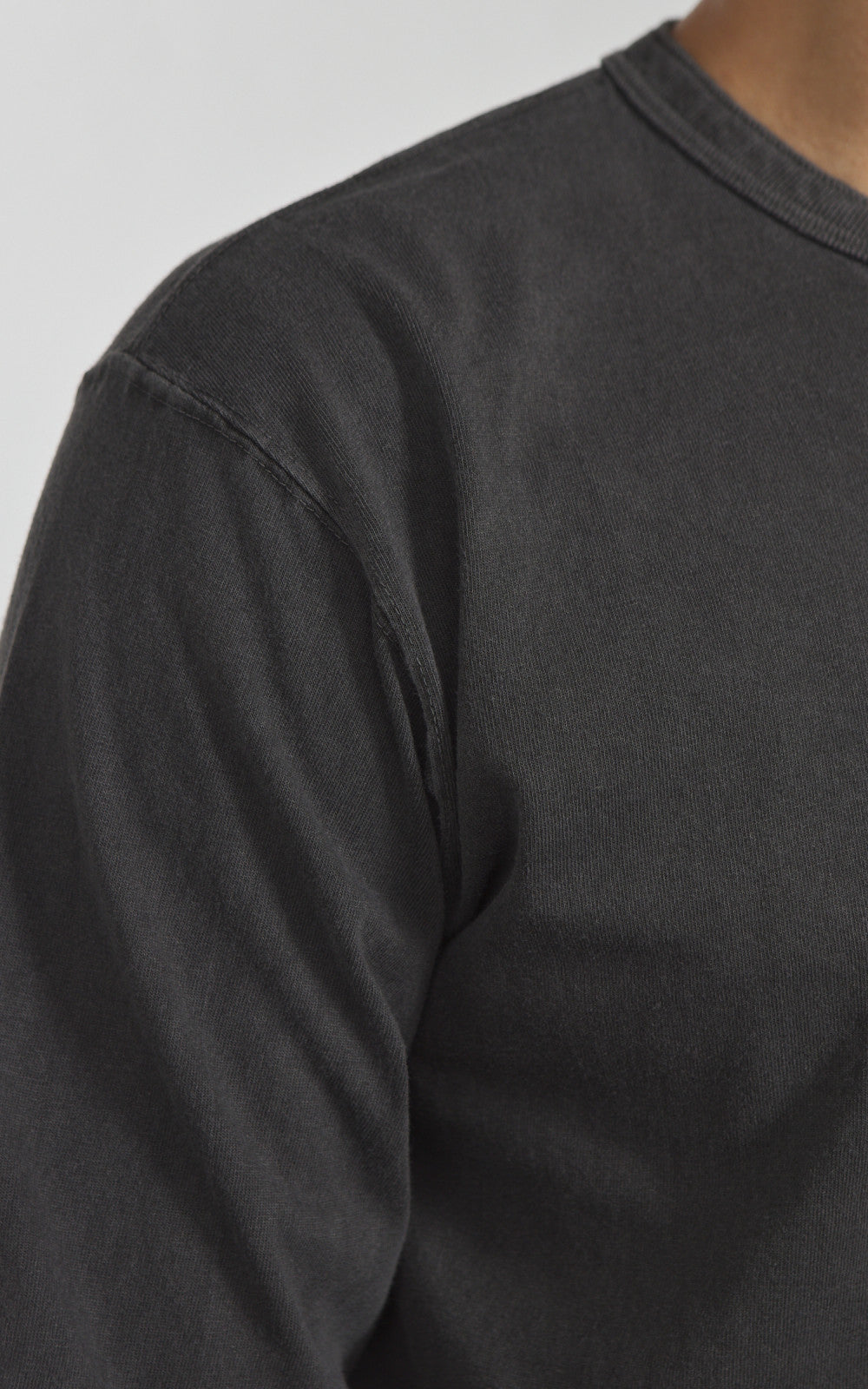 Good On L/S Henley T-Shirt P-Black