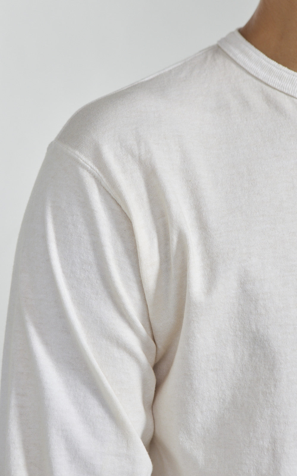 Good On L/S Henley T-Shirt P-Natural