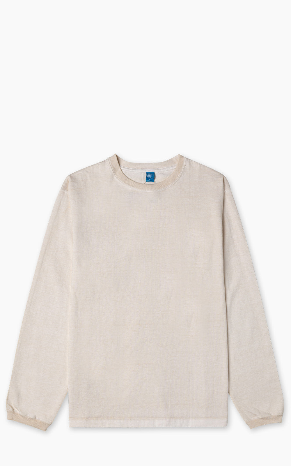 Good On Heavy Jersey L/S Crew T-Shirt P-Natural