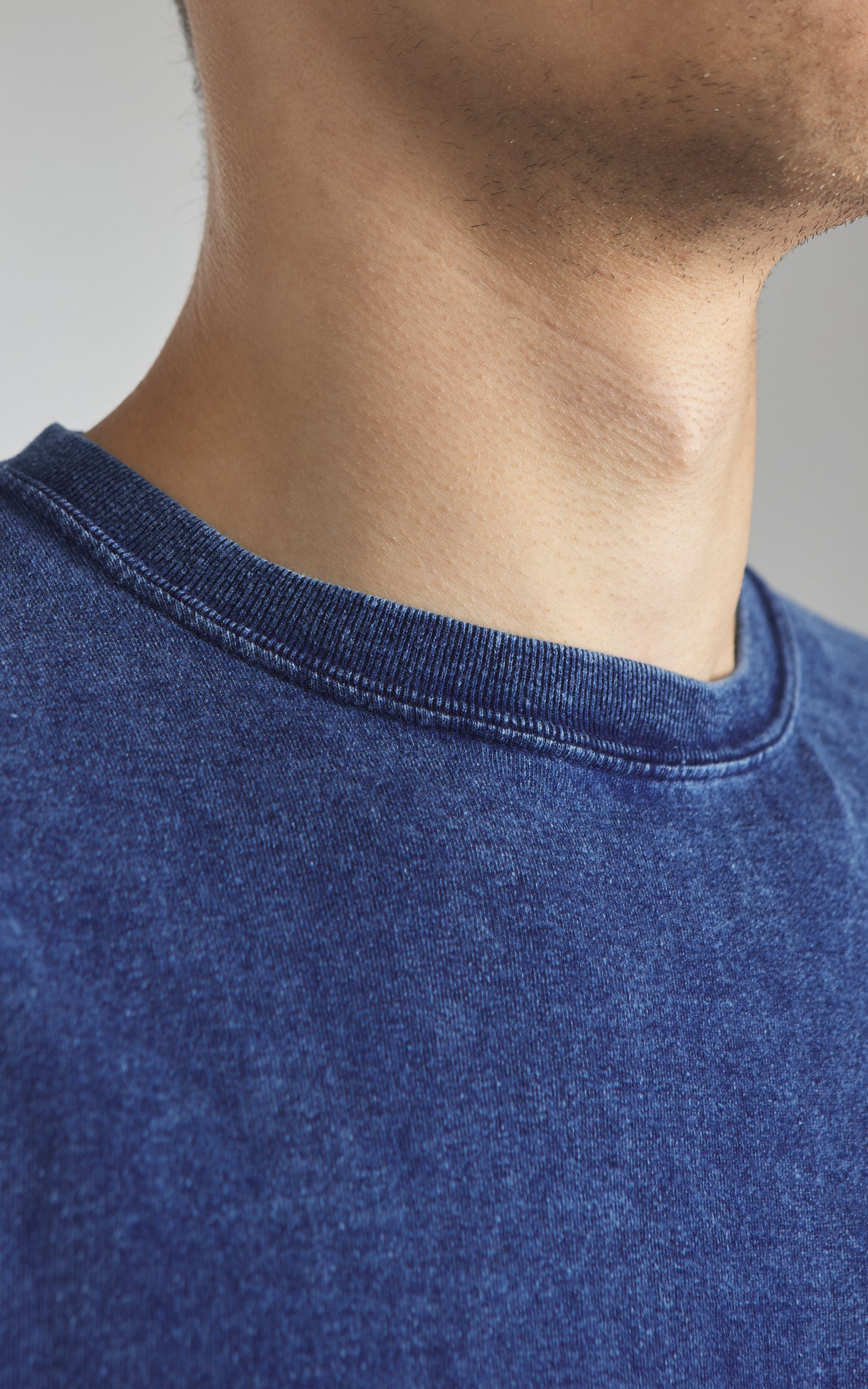 Good On S/S Crew T-Shirt Indigo Shave