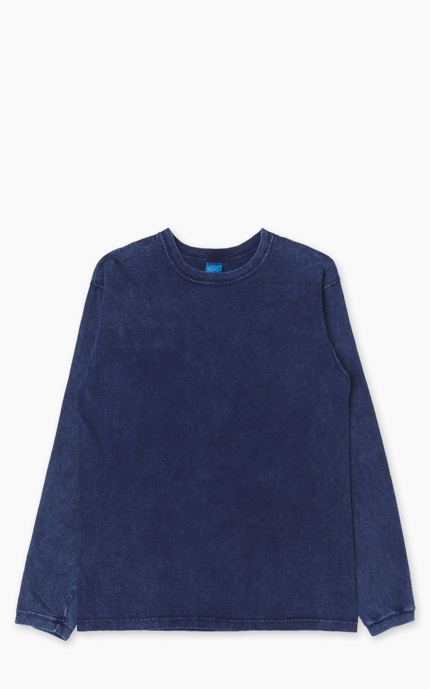 Good On L/S Crew T-Shirt Indigo Shave