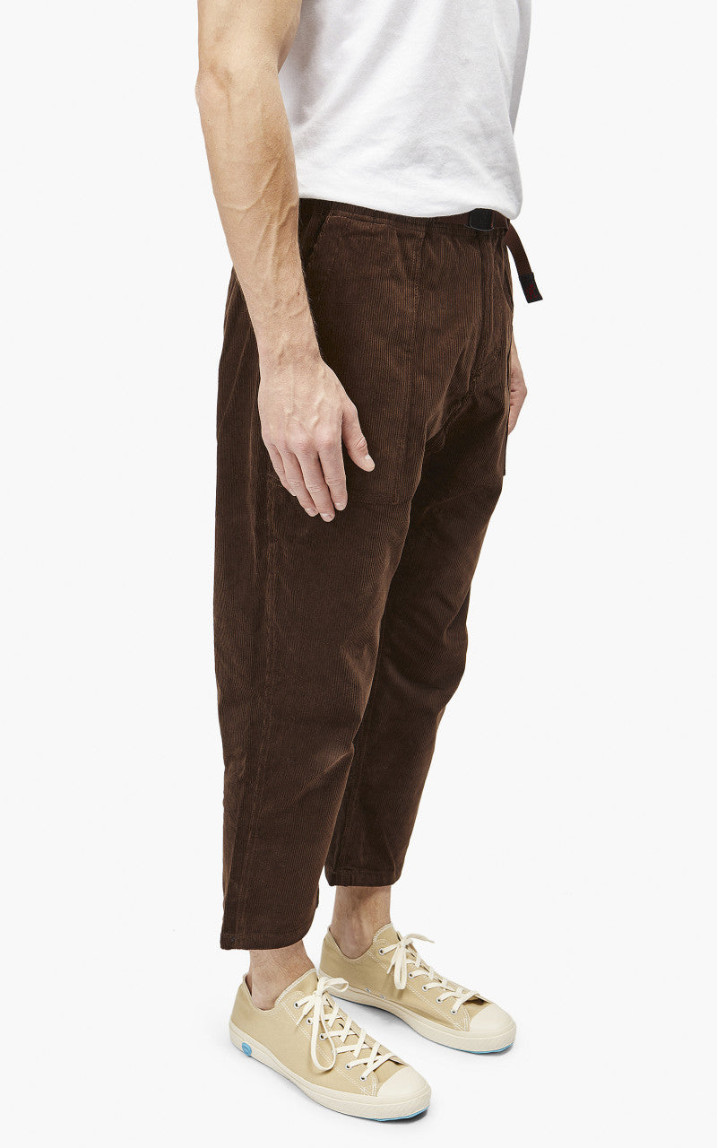 Gramicci Corduroy Loose Tapered Pants Dark Brown