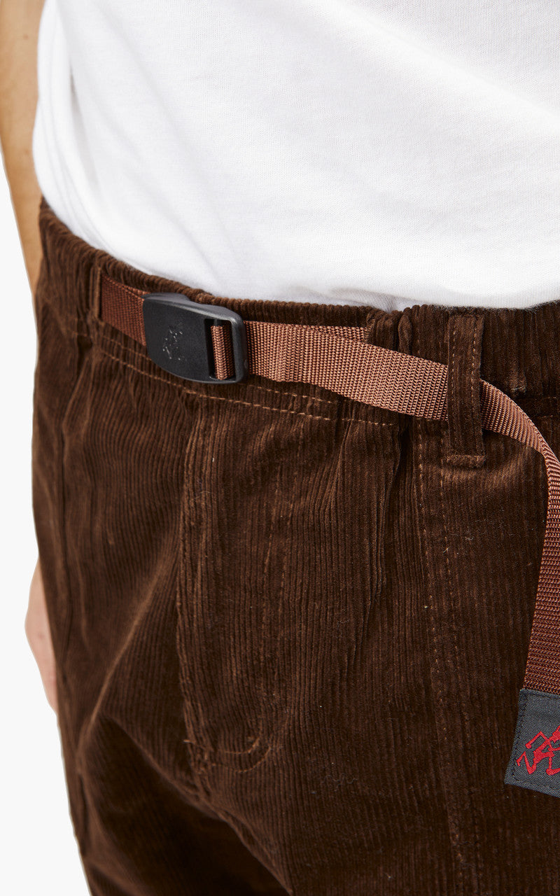 Gramicci Corduroy Loose Tapered Pants Dark Brown