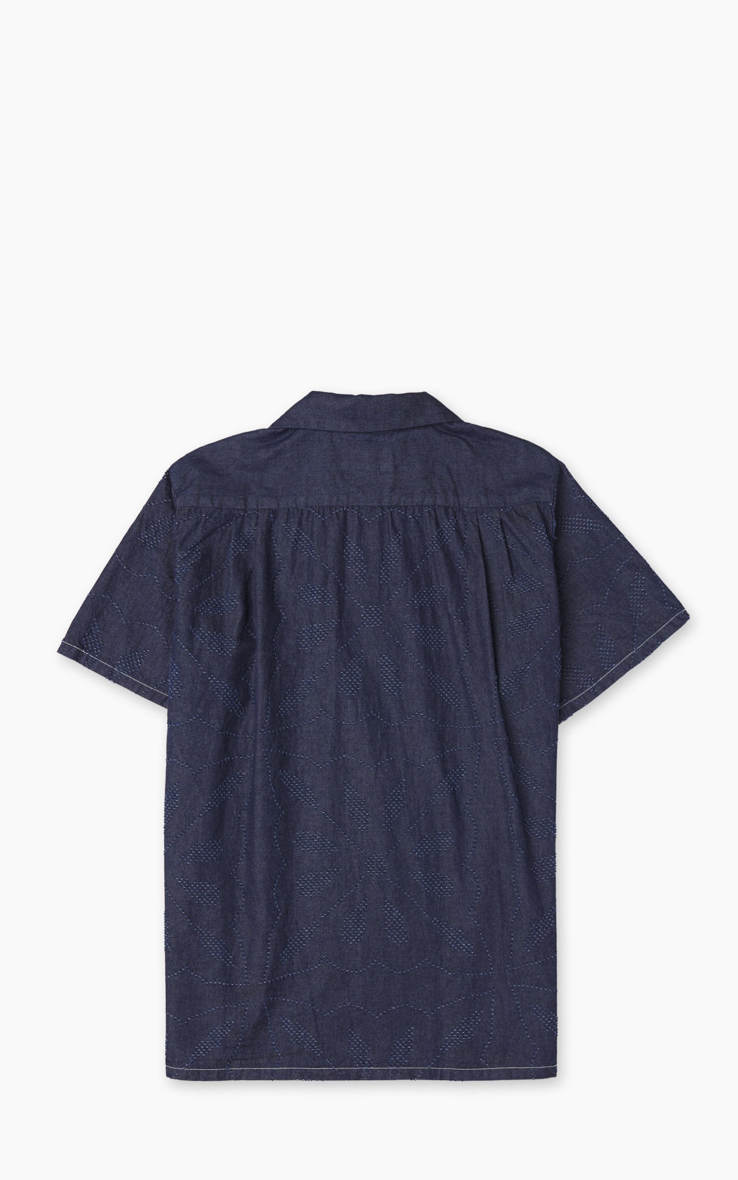 Graph Zero Aloha Shirt Flowers Indigo