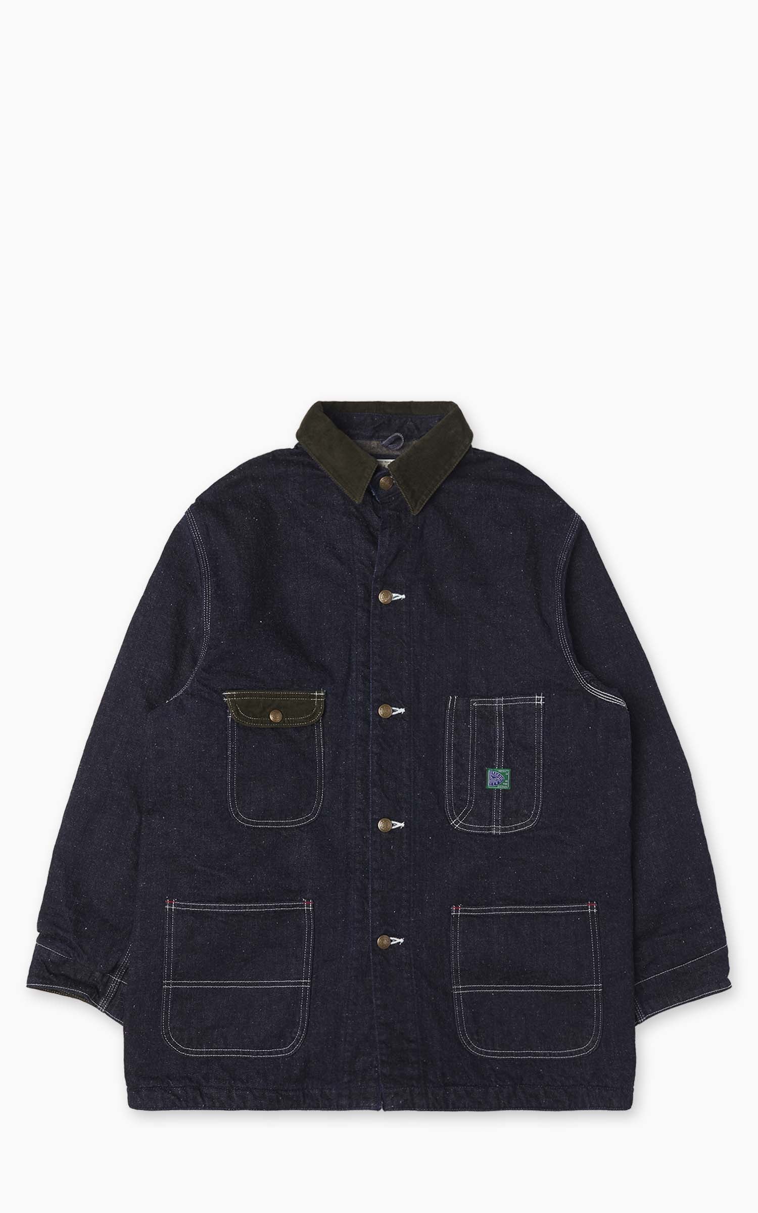 Graph Zero Blanket Lined Chore Jacket Indigo