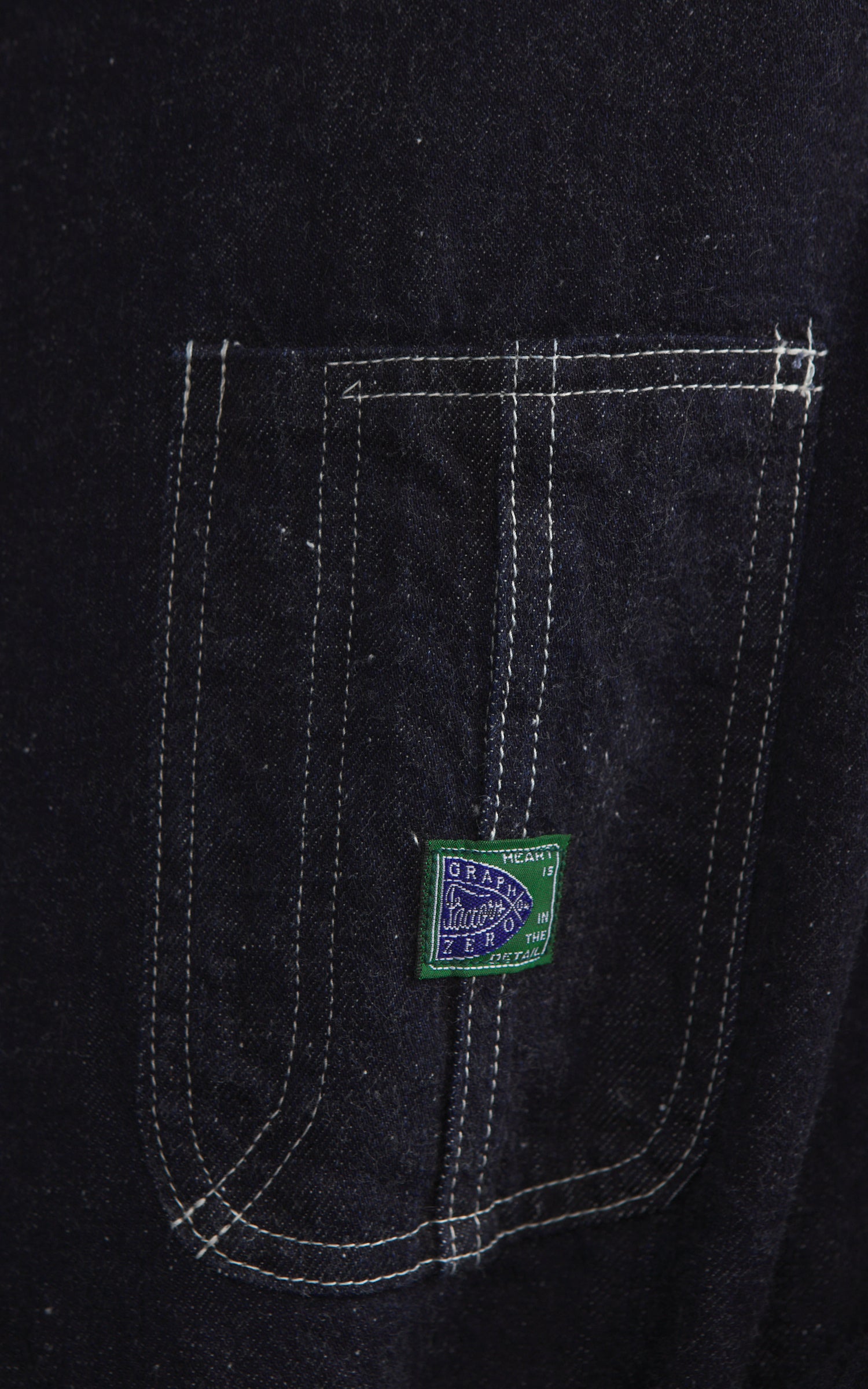 Graph Zero Blanket Lined Chore Jacket Indigo