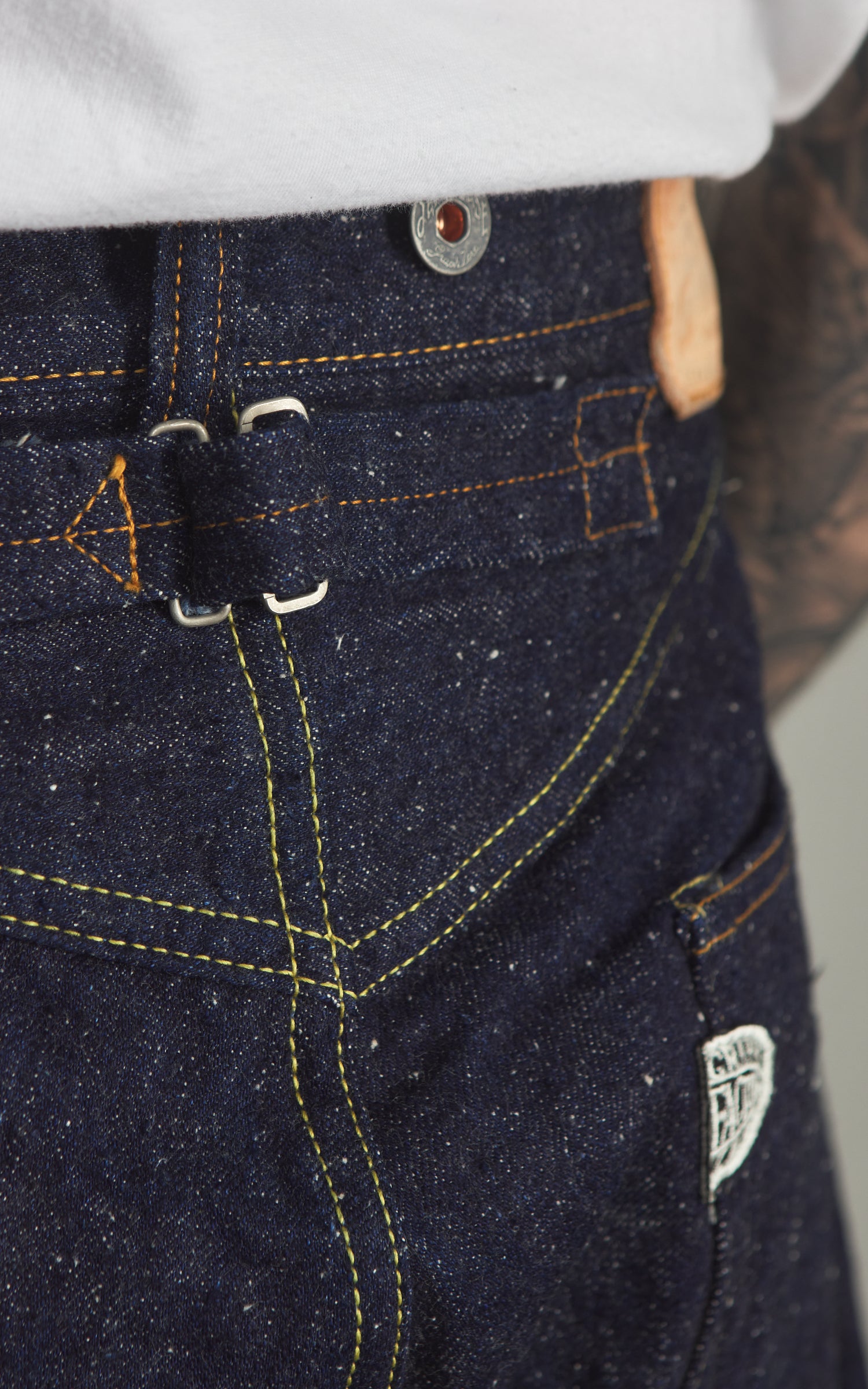 Graph Zero Heritage Loose Straight Jeans Nep Denim Indigo 15oz