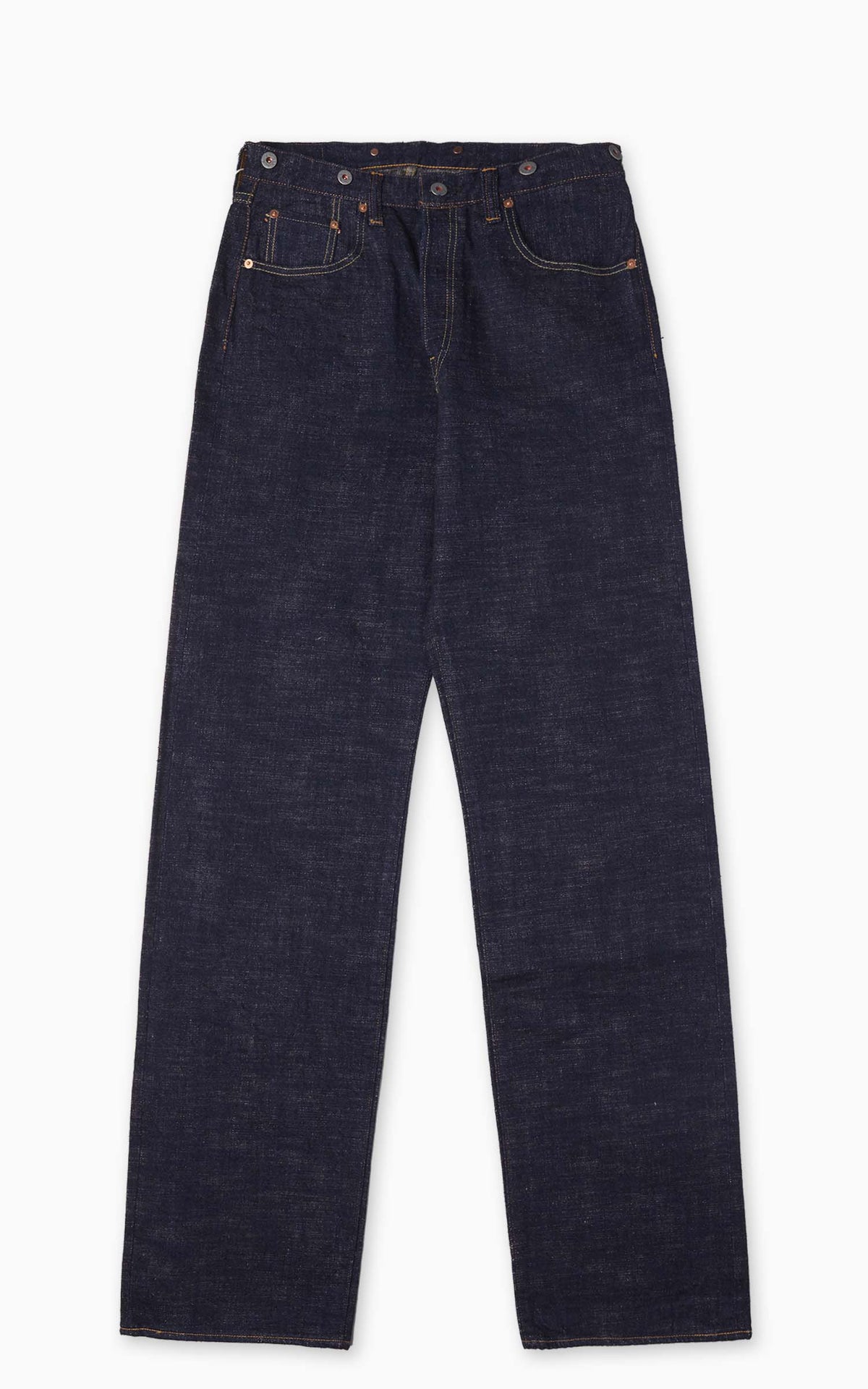 Graph Zero Heritage Loose Straight Jeans Slub Denim Indigo 15oz