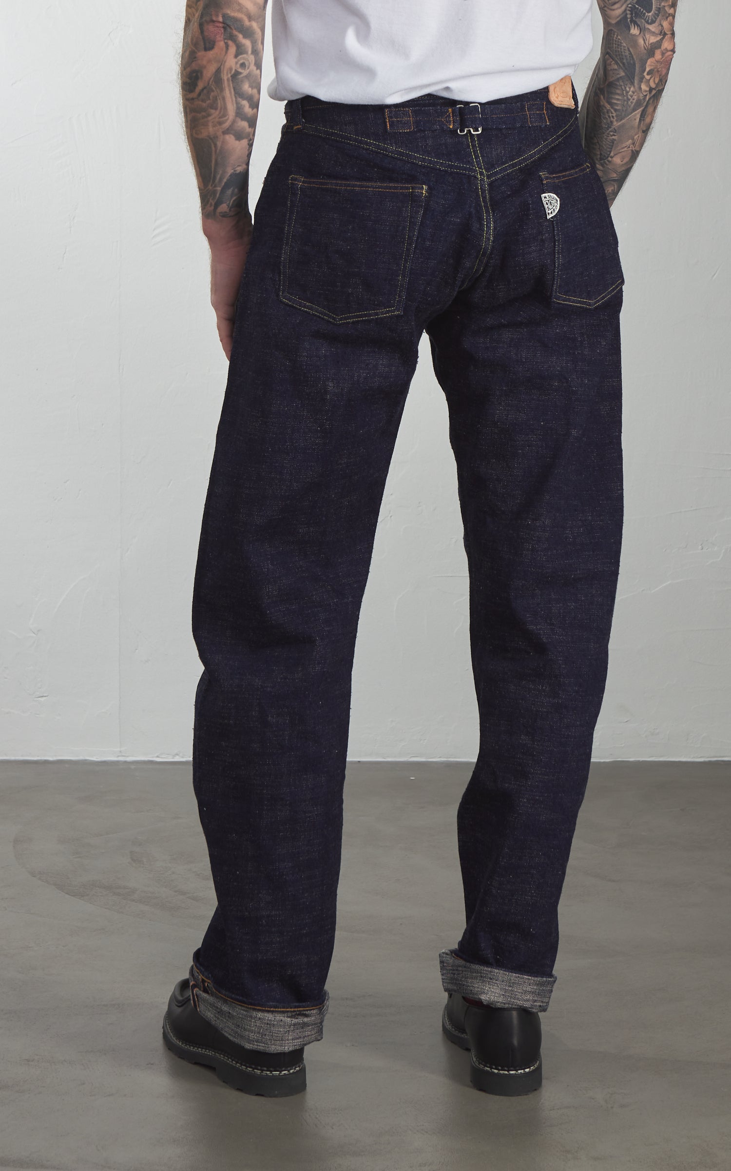 Graph Zero Heritage Loose Straight Jeans Slub Denim Indigo 15oz