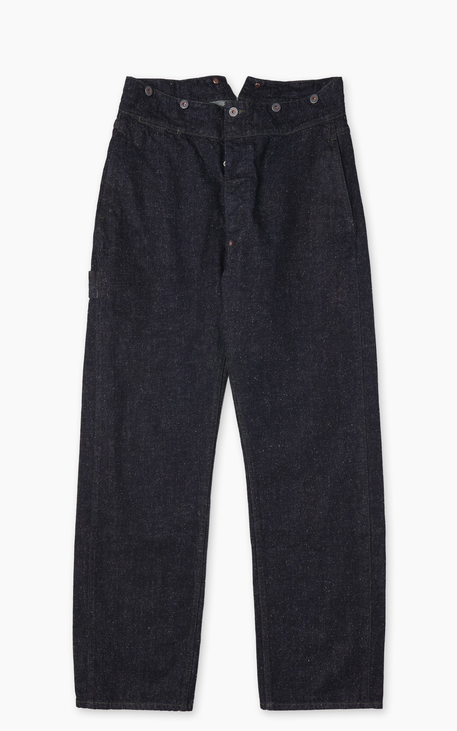 グラフゼロ　レイルマンパンツ　ネップ　サイズL Graph Zero Railman Pants Neppy Denim Indigo