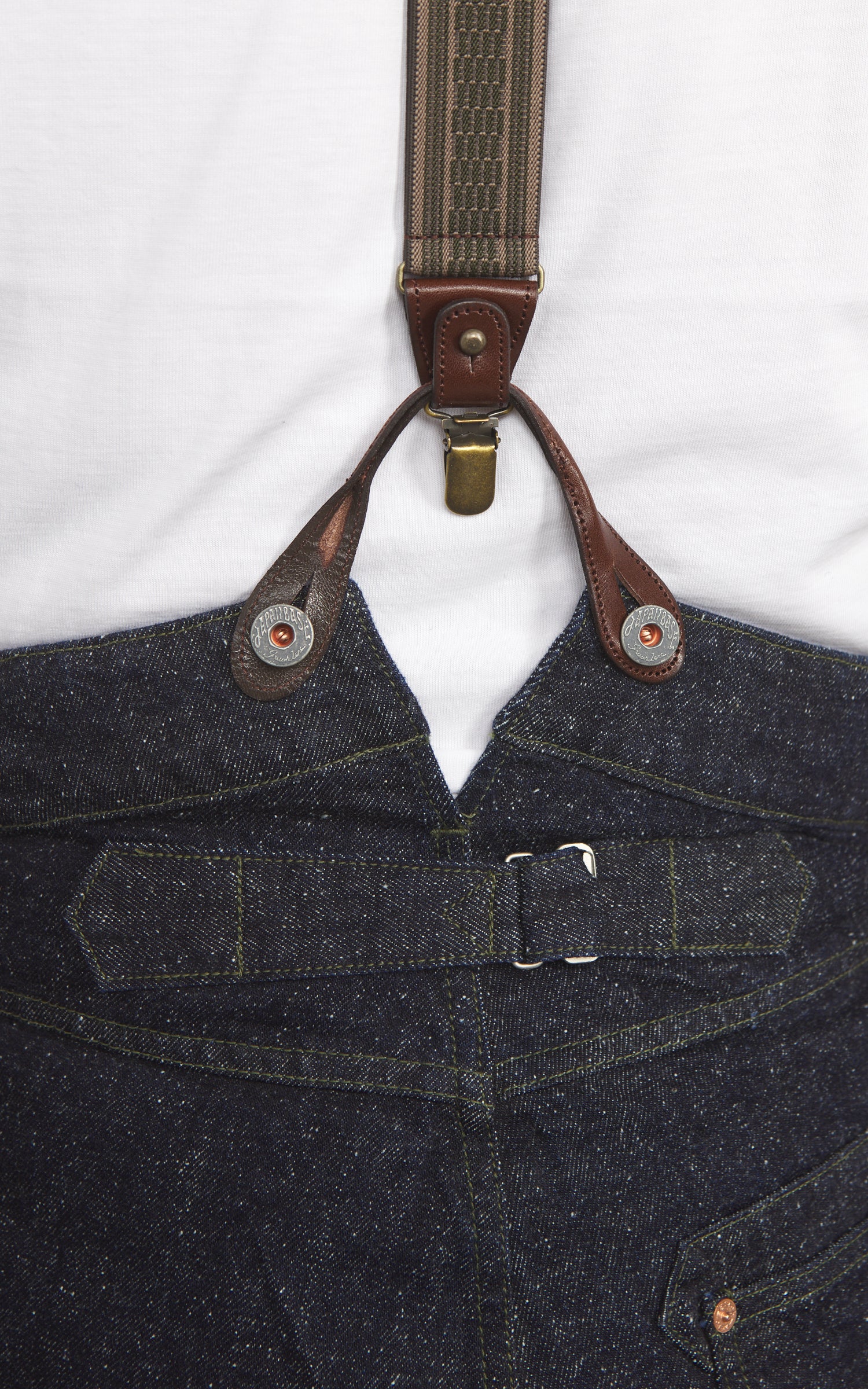 Graph Zero Railman Pants Neppy Denim Indigo