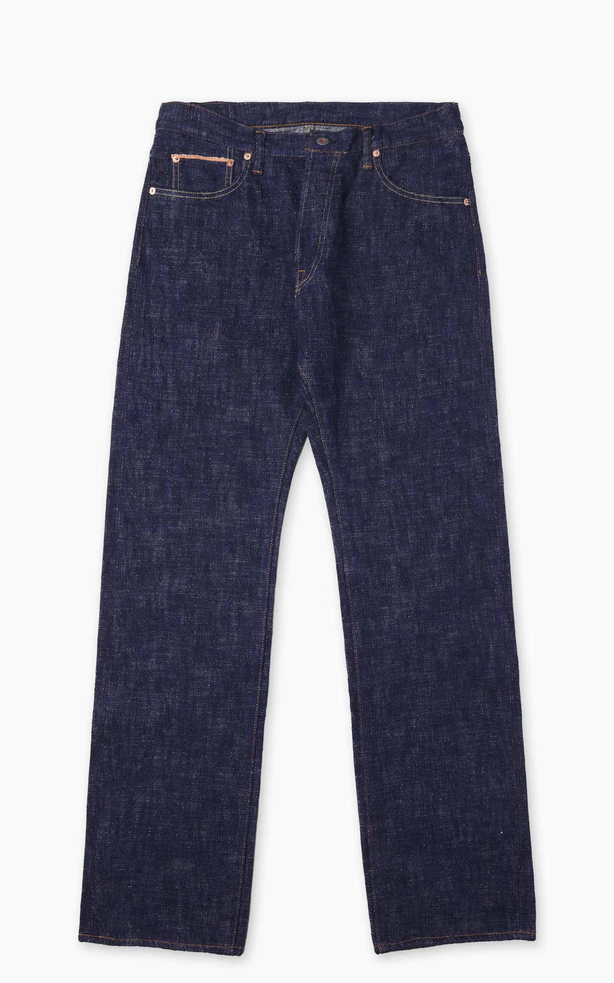 Graph Zero Skein Dyed Slim Straight Jeans Indigo 15oz