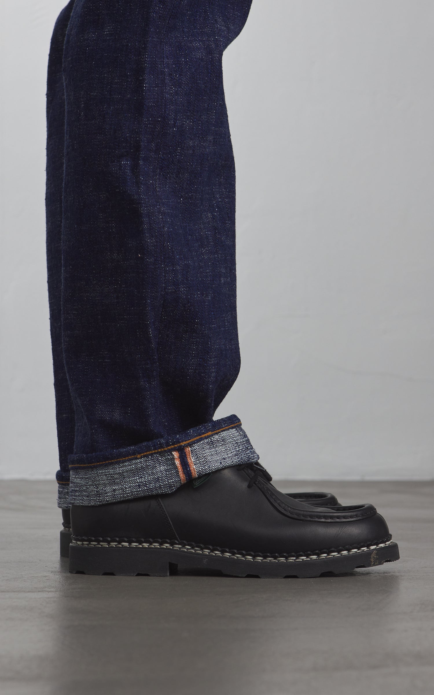 Graph Zero Skein Dyed Slim Straight Jeans Indigo 15oz