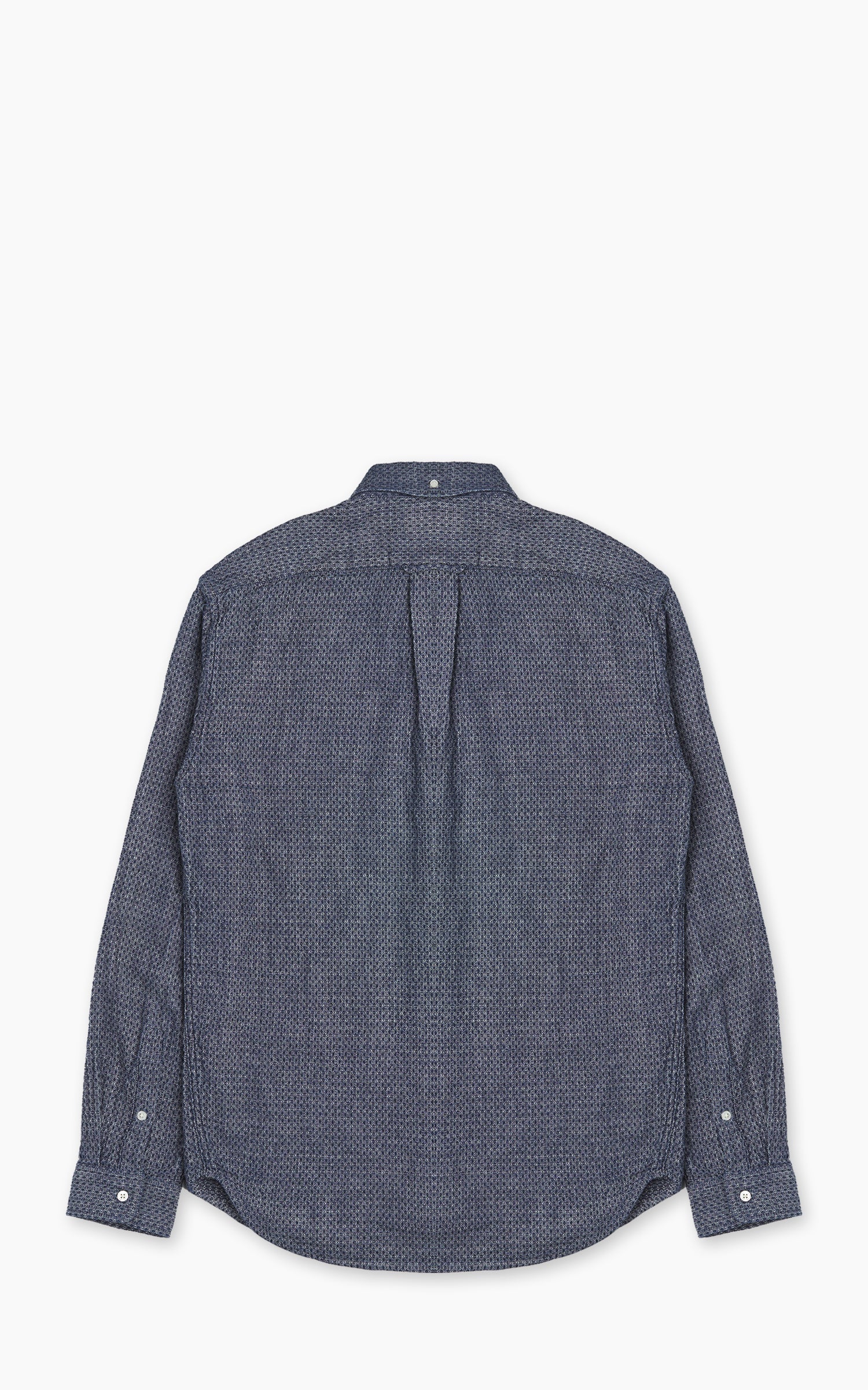 Graph Zero Standard Selvedge Button-Down Shirt White