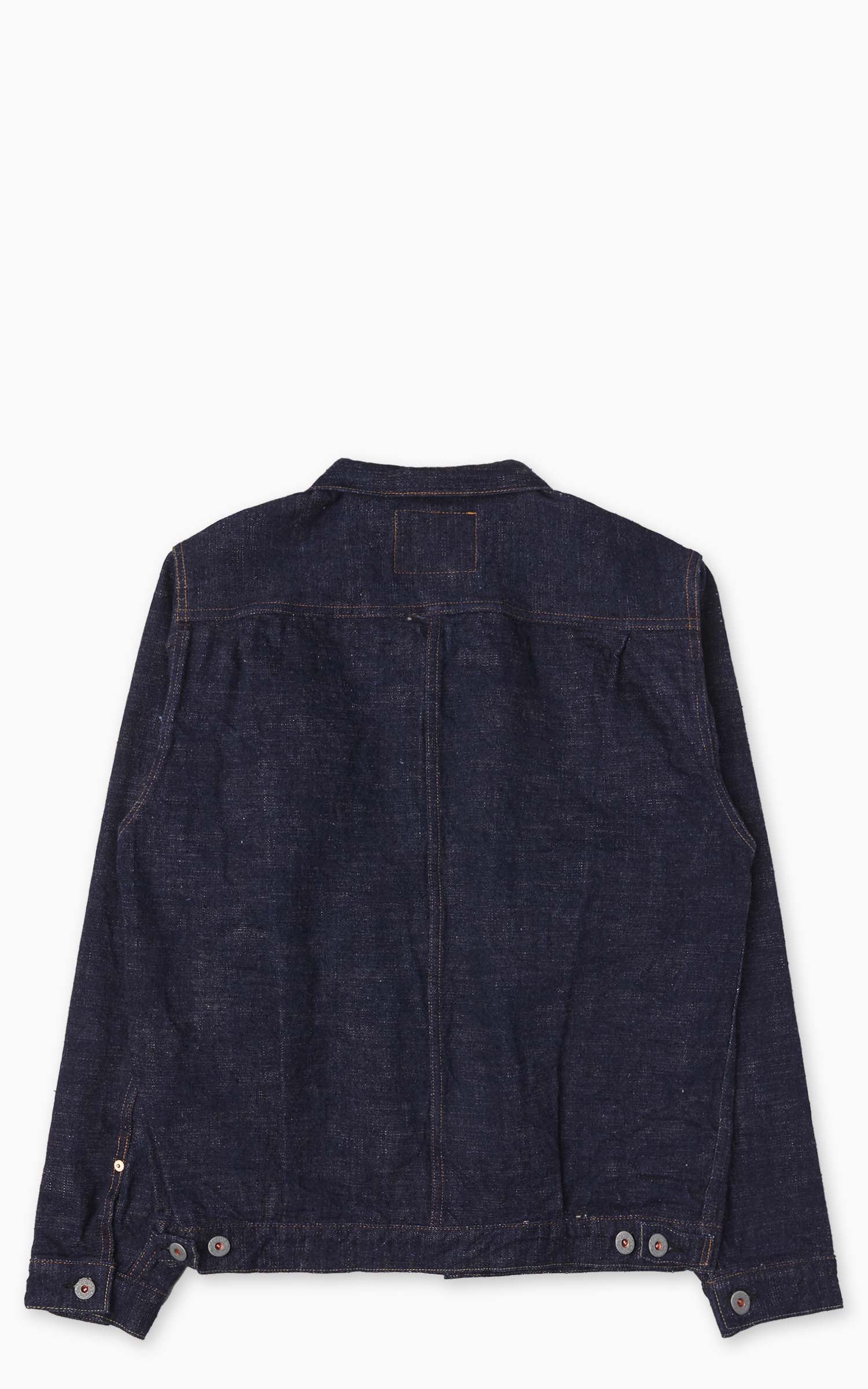 Graph Zero Type 2 Denim Jacket Slub Indigo 15oz