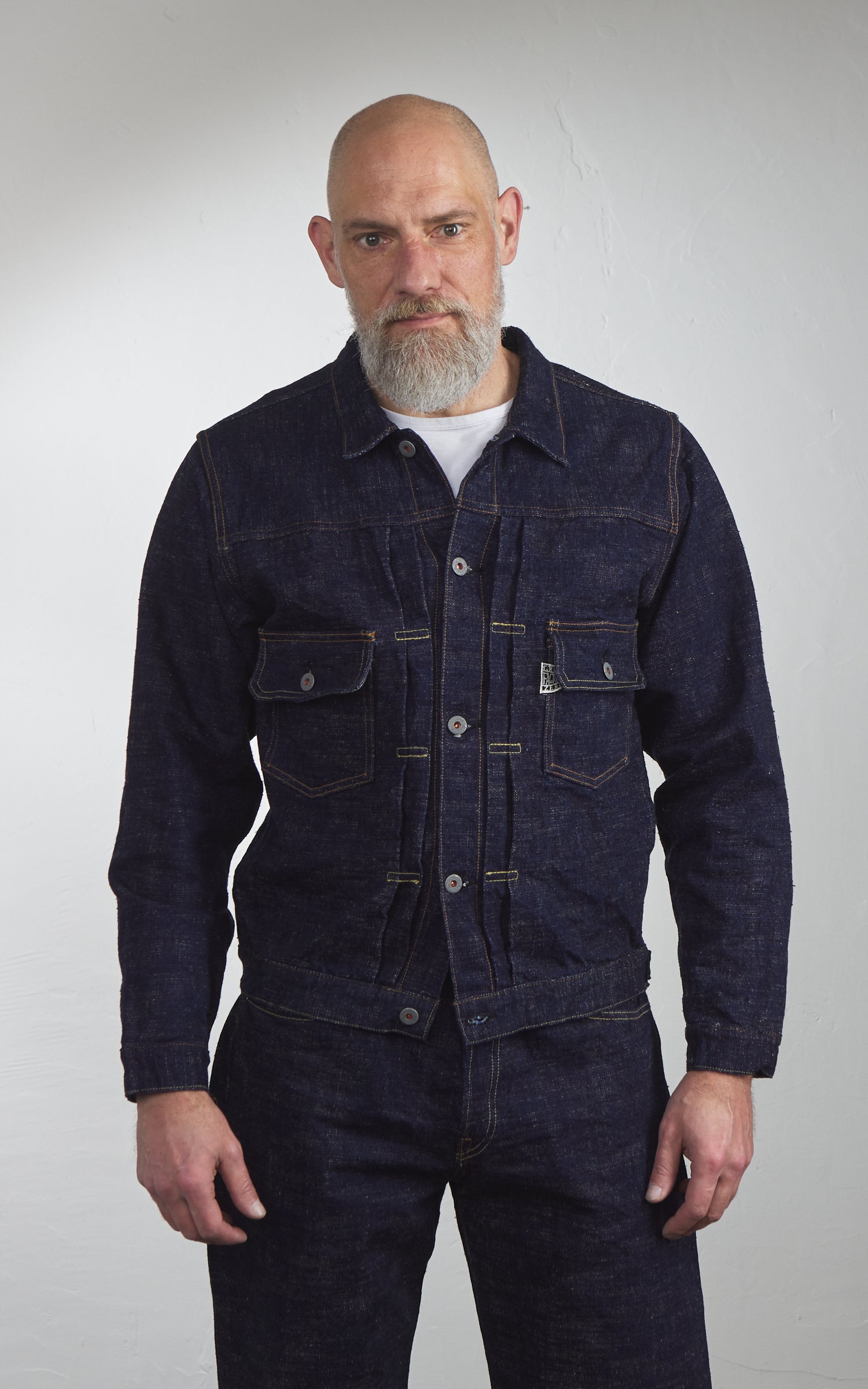 Graph Zero Type 2 Denim Jacket Slub Indigo 15oz