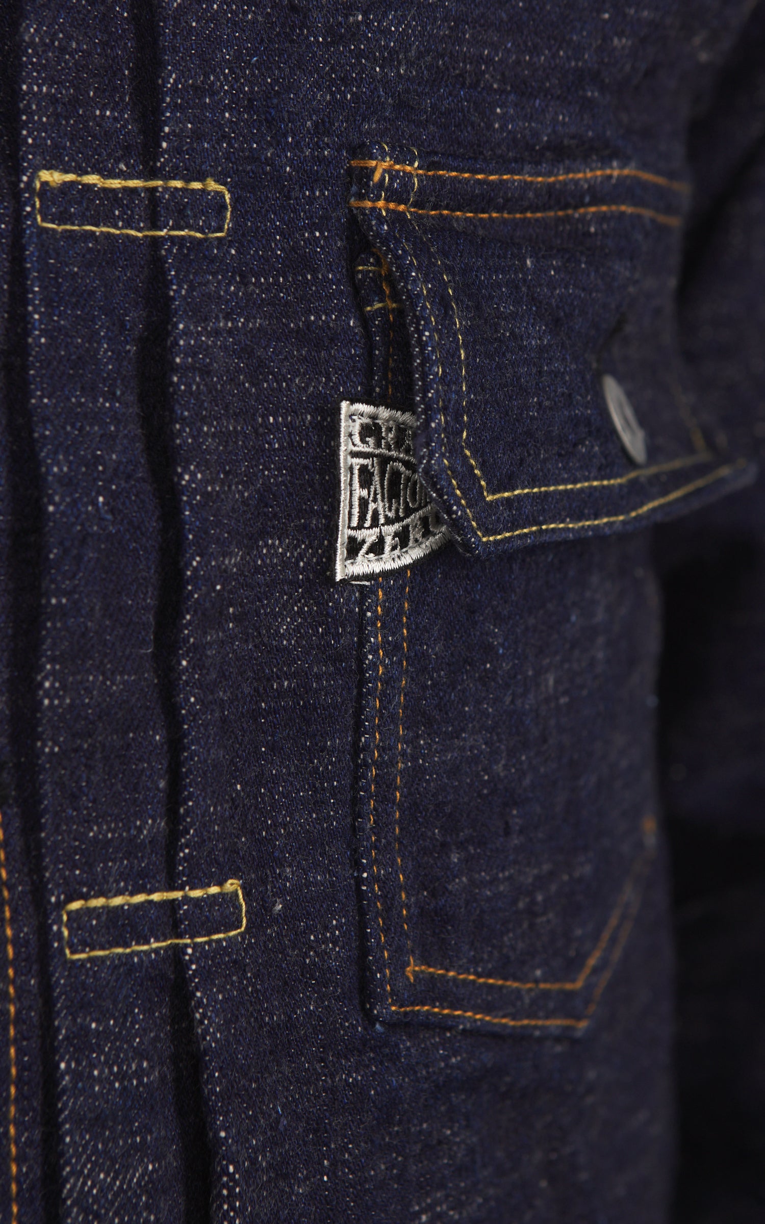 Graph Zero Type 2 Denim Jacket Slub Indigo 15oz