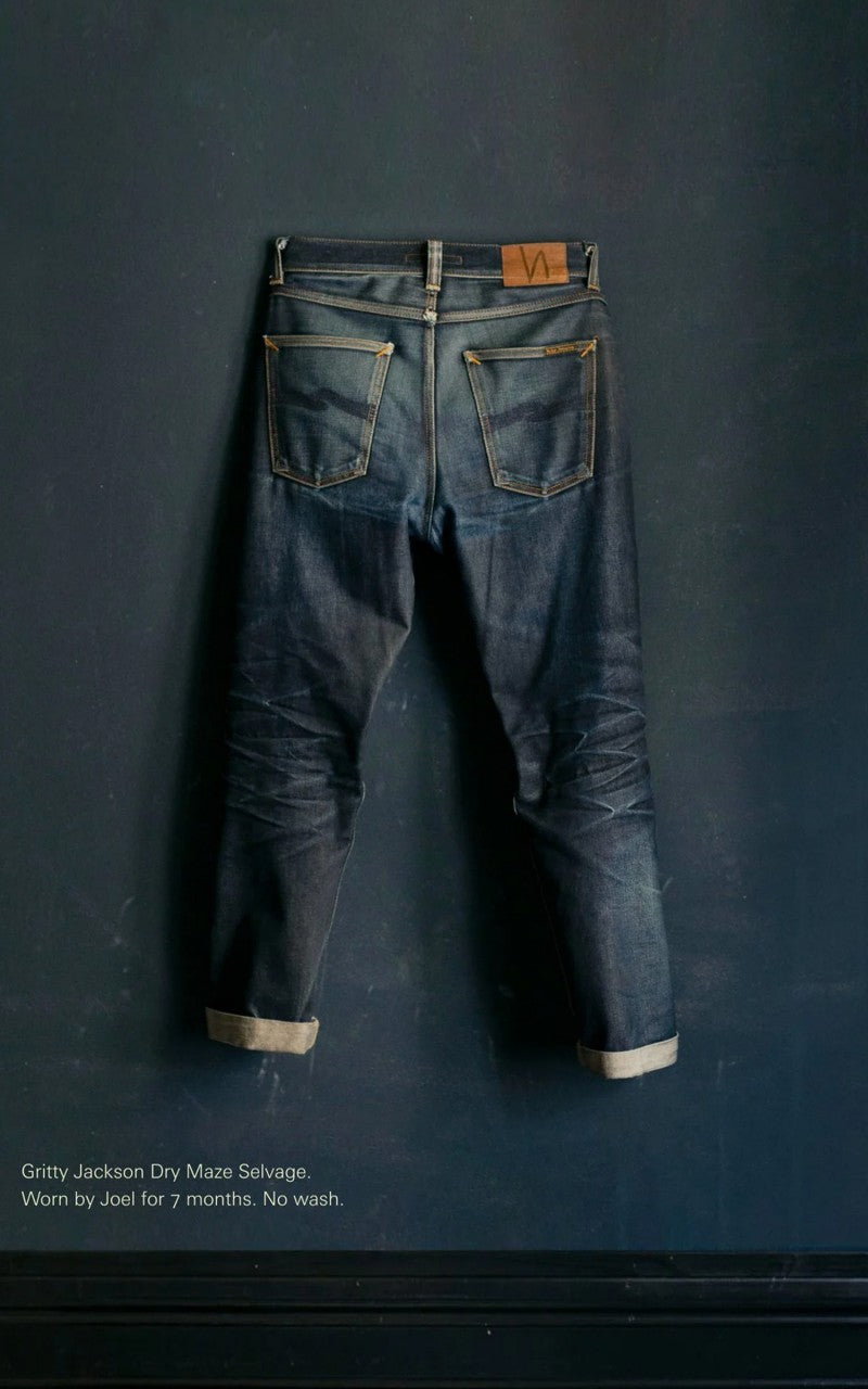 Nudie Jeans Gritty Jackson Dry Maze Selvage
