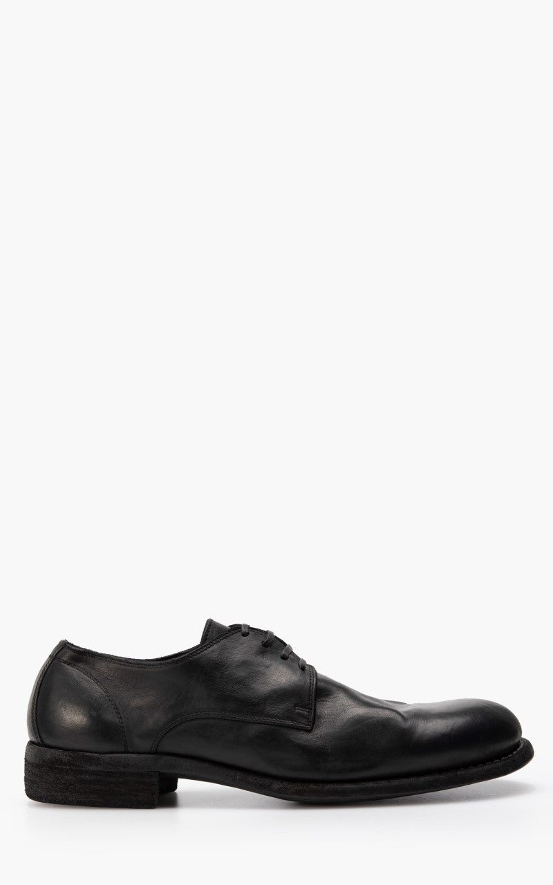 Guidi 992 Classic Derby Calf Full Grain Black