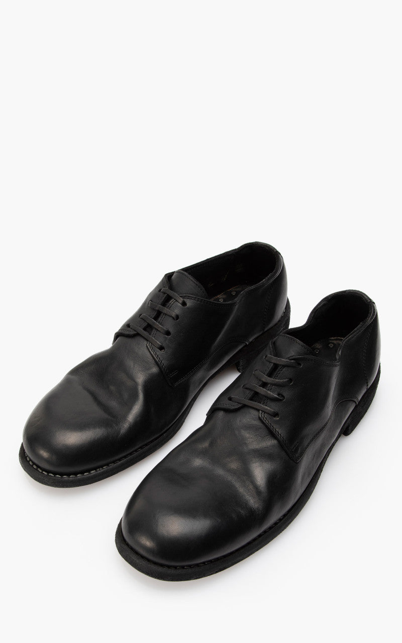 Guidi 992 Classic Derby Calf Full Grain Black