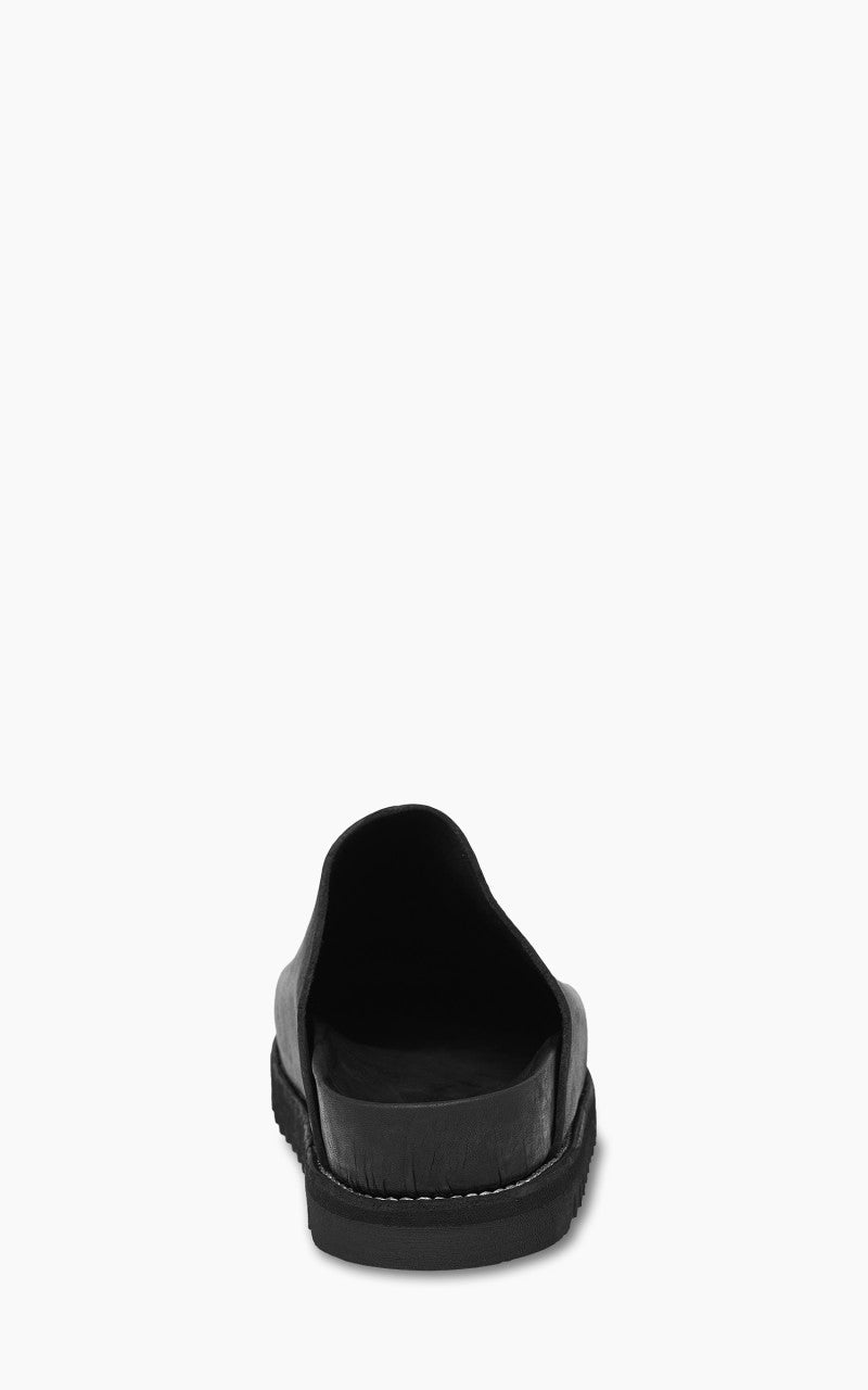 Guidi BRK05 Leather Clog Sandal Black
