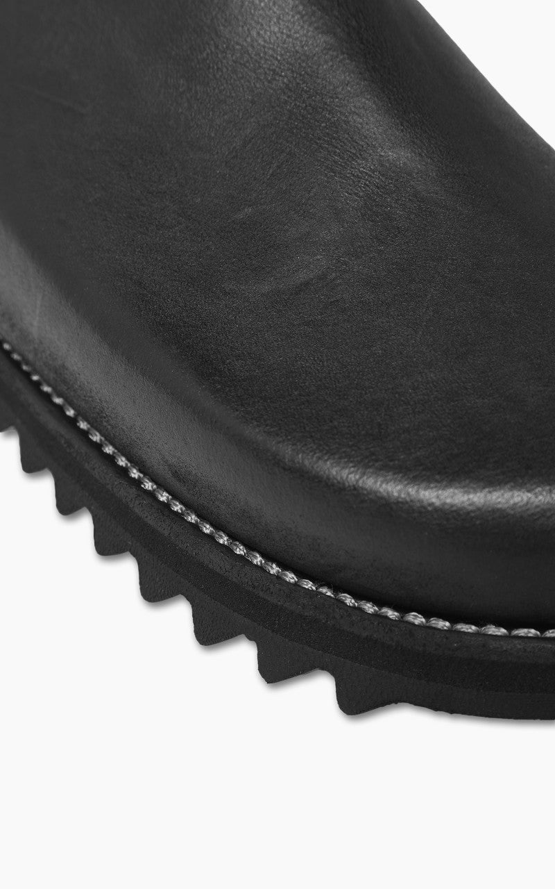 Guidi BRK05 Leather Clog Sandal Black