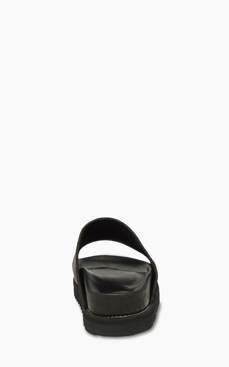Guidi BRK06 Leather Open Toe Sandal Black