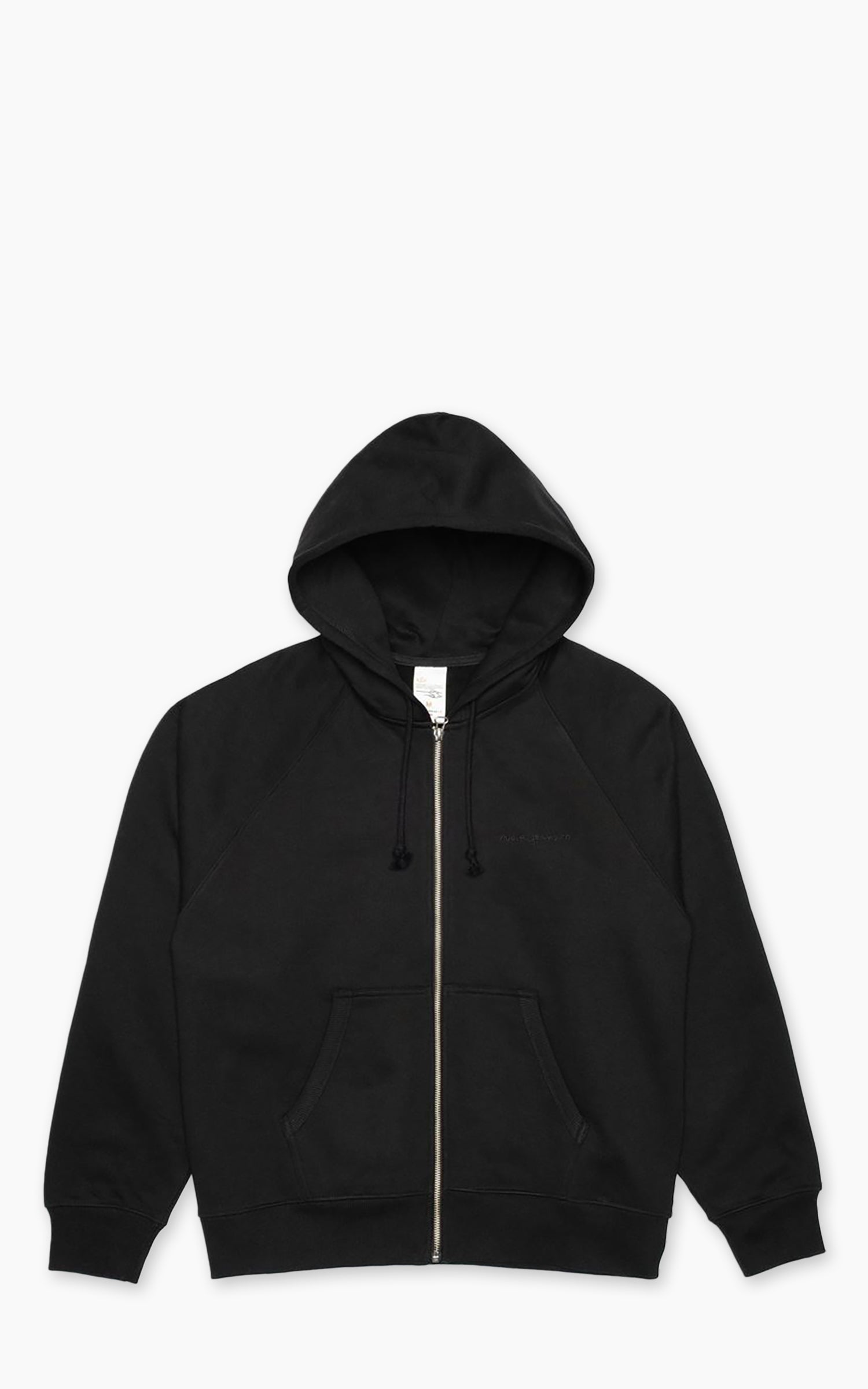 Nudie Jeans Gunde Logo Zip Black