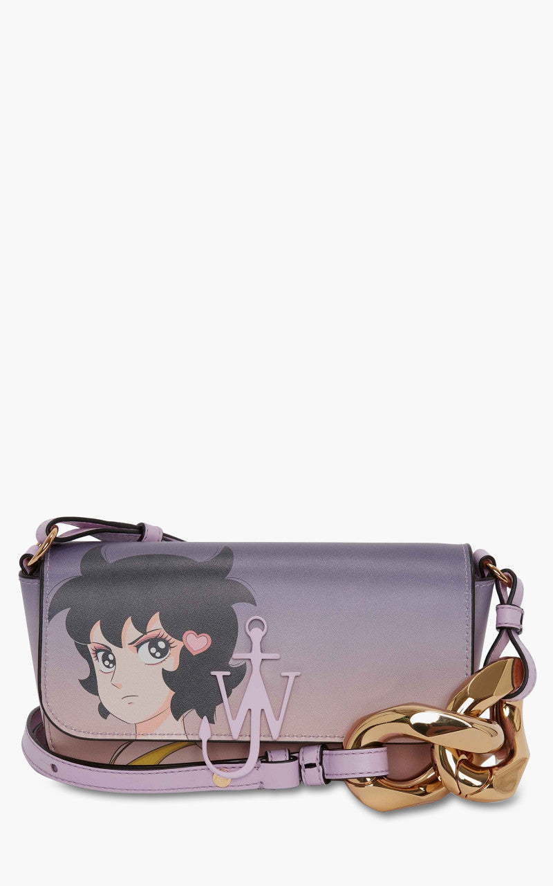 JW Anderson Chain Baguette Anchor Bag Lilac