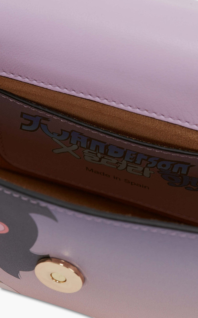 JW Anderson Chain Baguette Anchor Bag Lilac