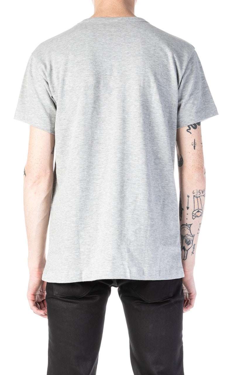 3sixteen Heavyweight Plain Tee 2 Pack Grey
