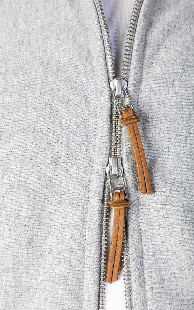 3sixteen Heavyweight Zip Hoody Grey