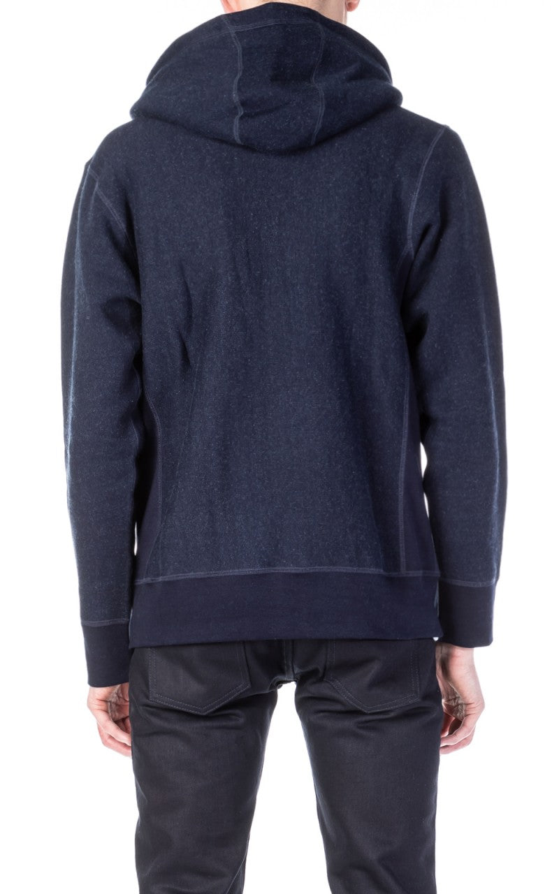 3sixteen Heavyweight Zip Hoody Indigo