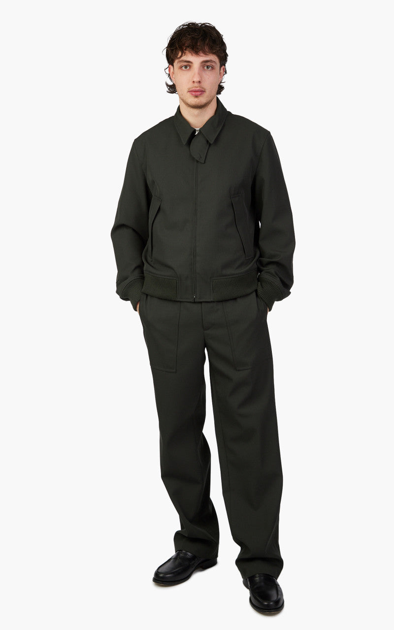 Helmut Lang Twill Trousers Burnt Olive