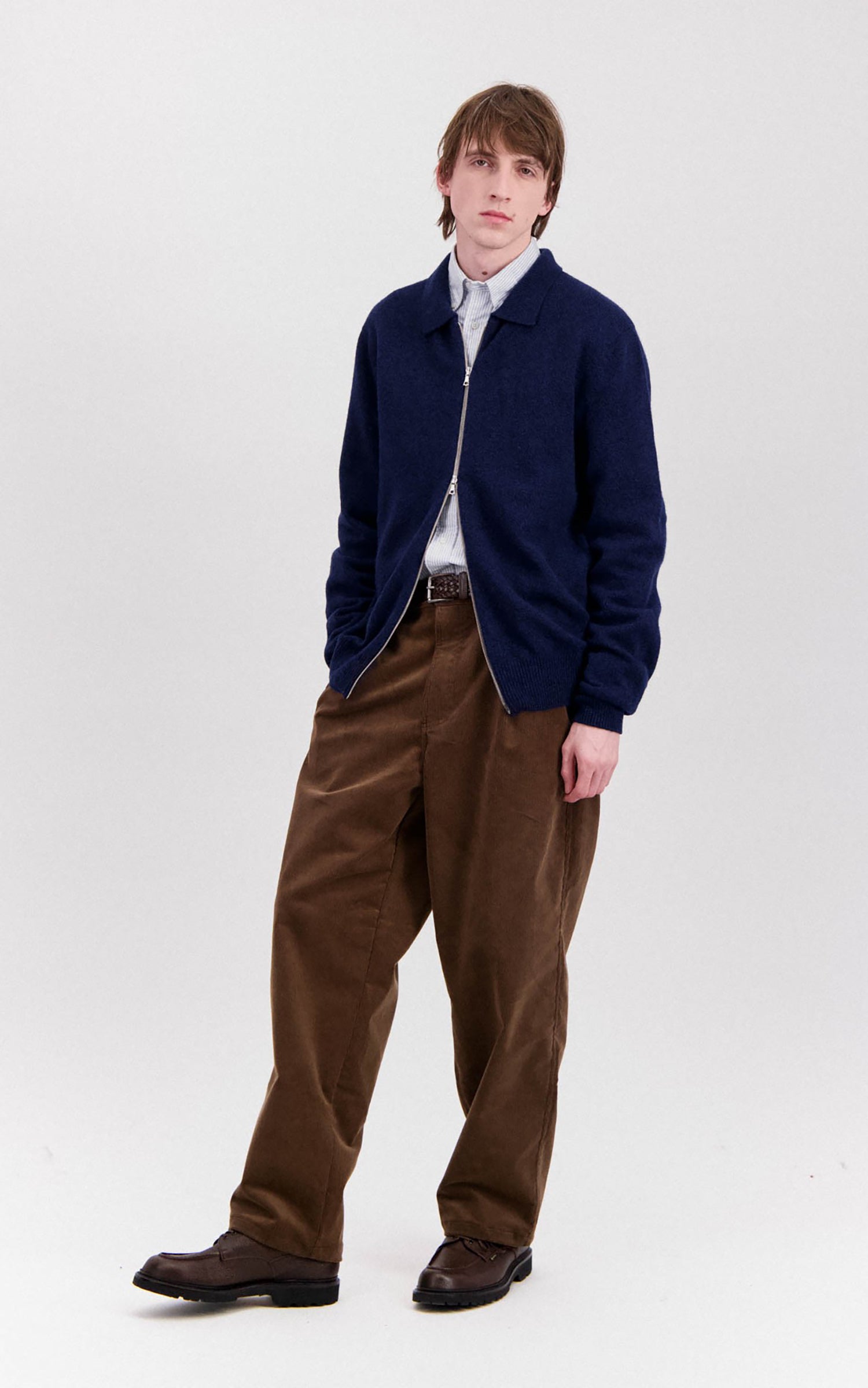 Howlin' High Pressure Knit Cardigan Navy Mix