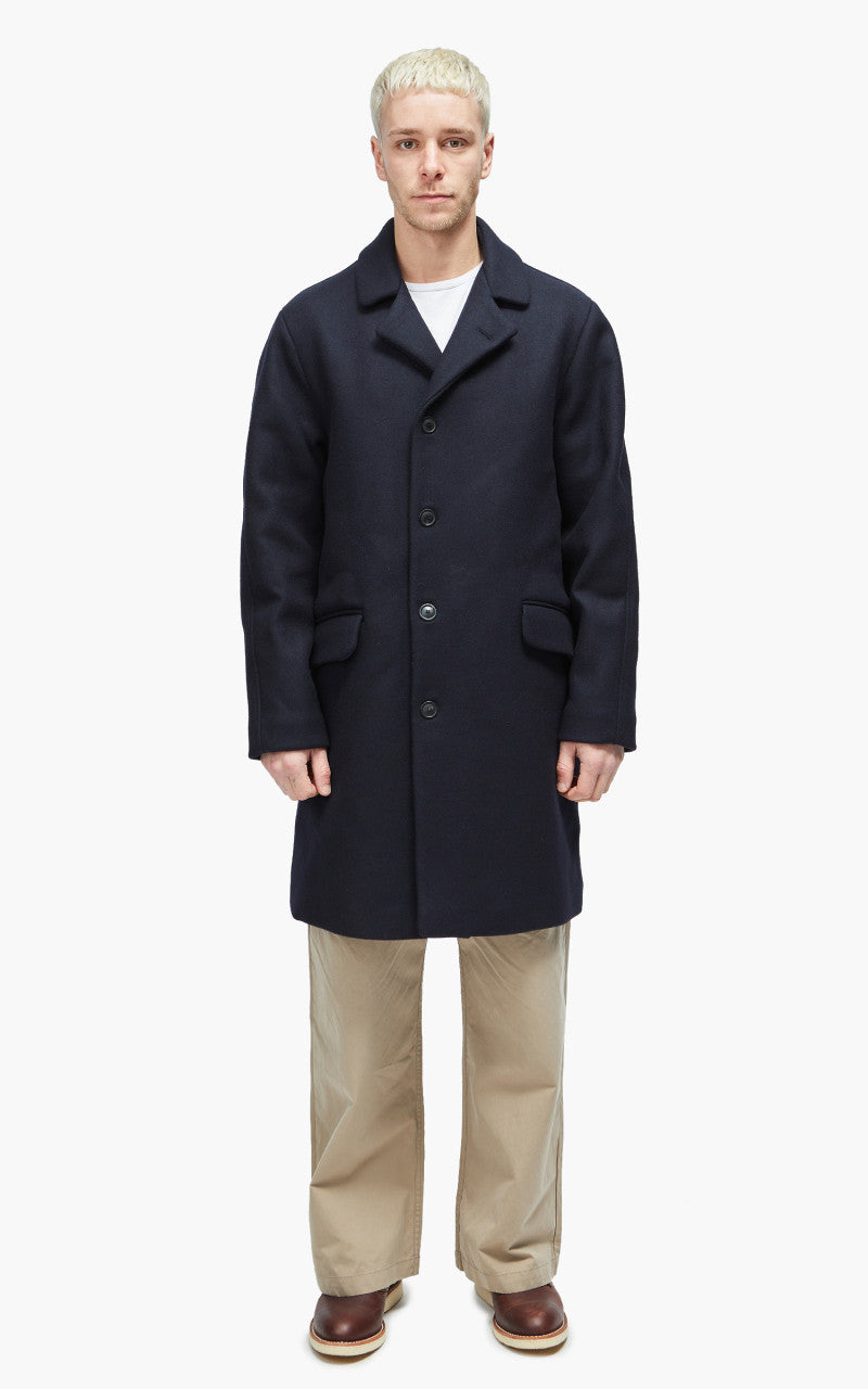 Homecore Steve Malmö Wool Coat Navy