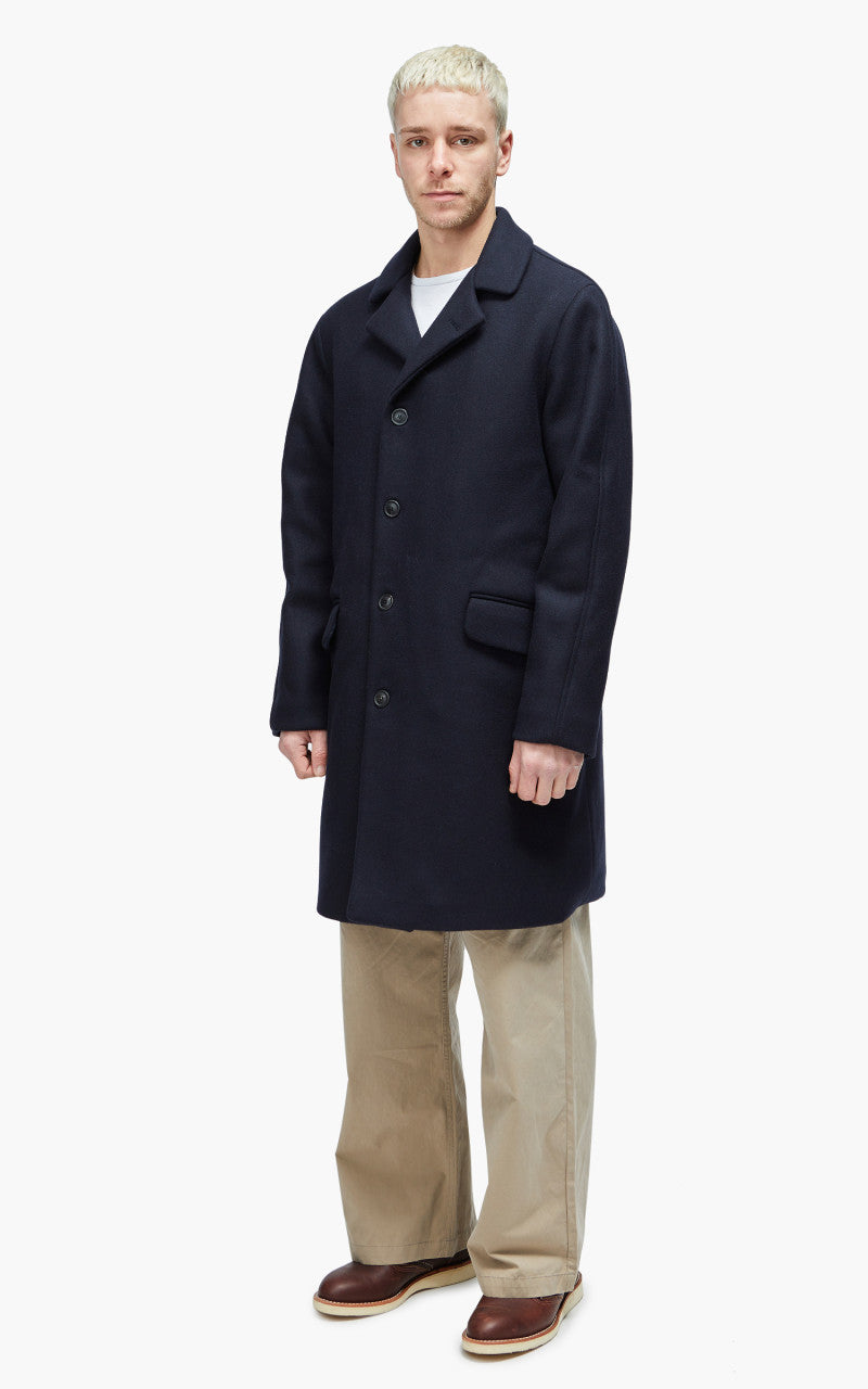 Homecore Steve Malmö Wool Coat Navy