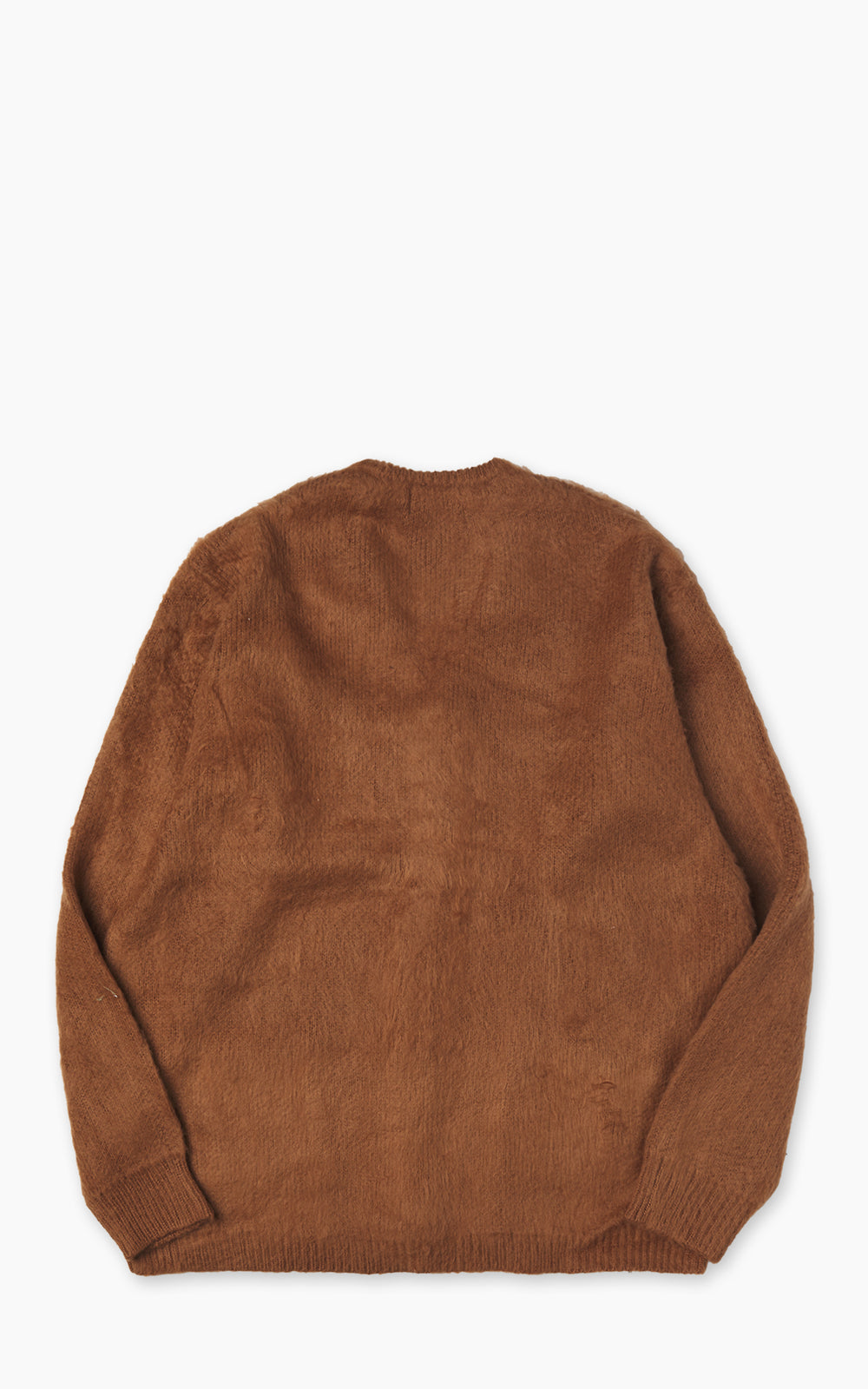Houston UNIVERD72 Mohair Touch Brushed Cardigan Brown
