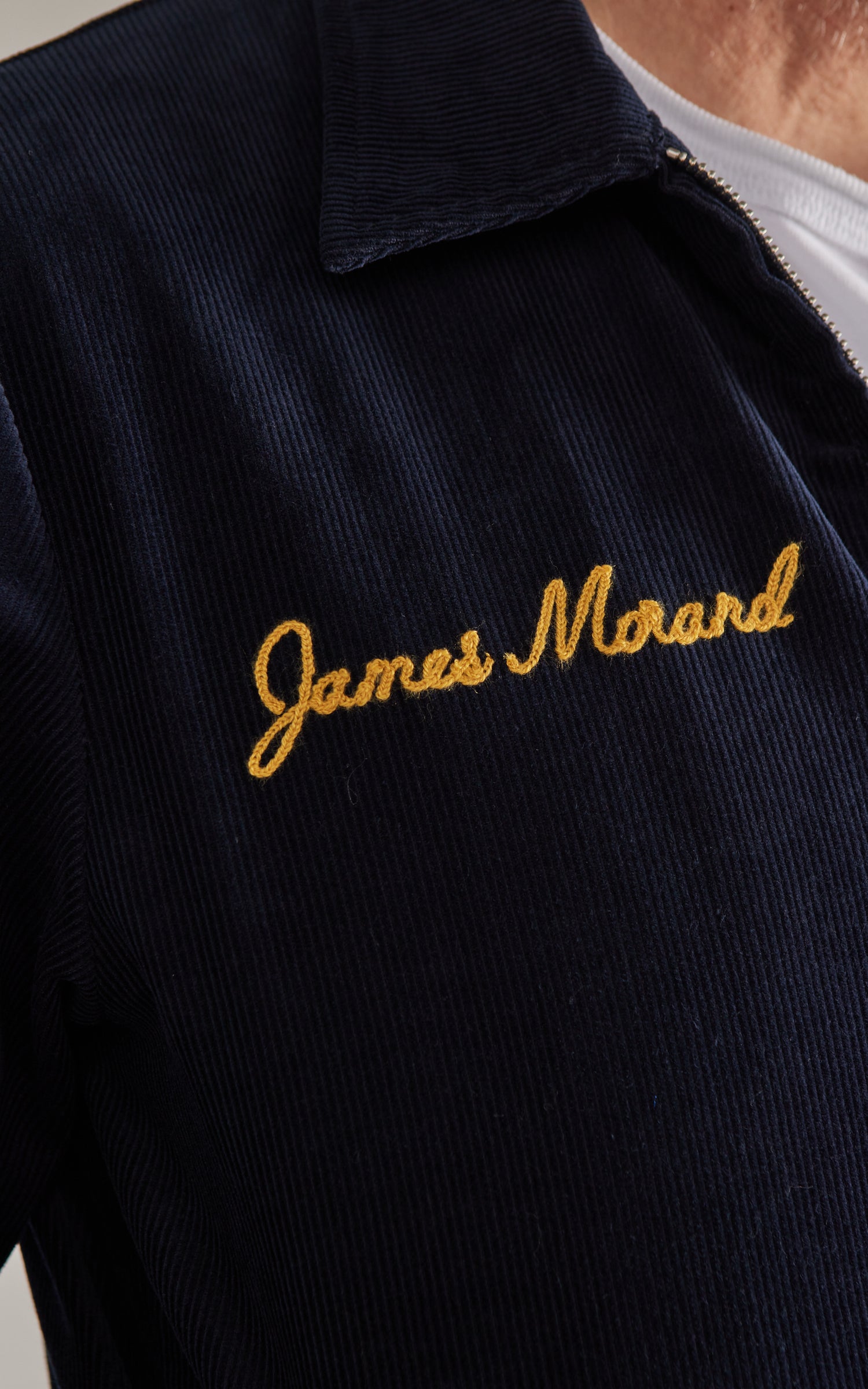 Houston Corduroy Embroidery FFA Jacket Navy