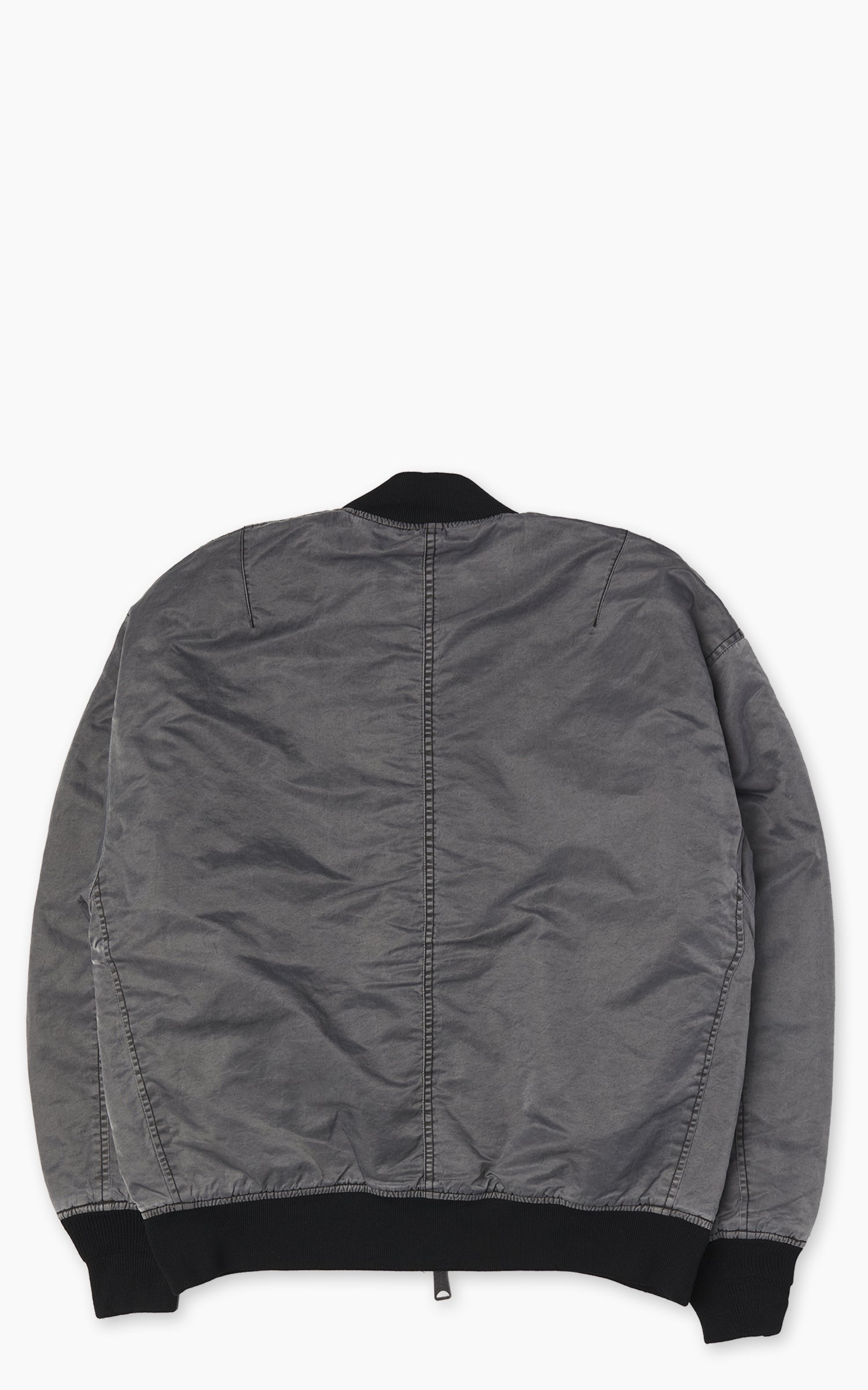 Houston Pigment Dyed Relax MA-1 Flight Jacket Black