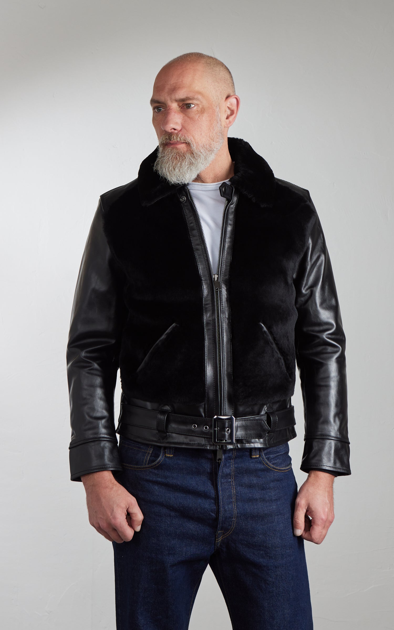 Houston Mouton Grizzly Jacket Black