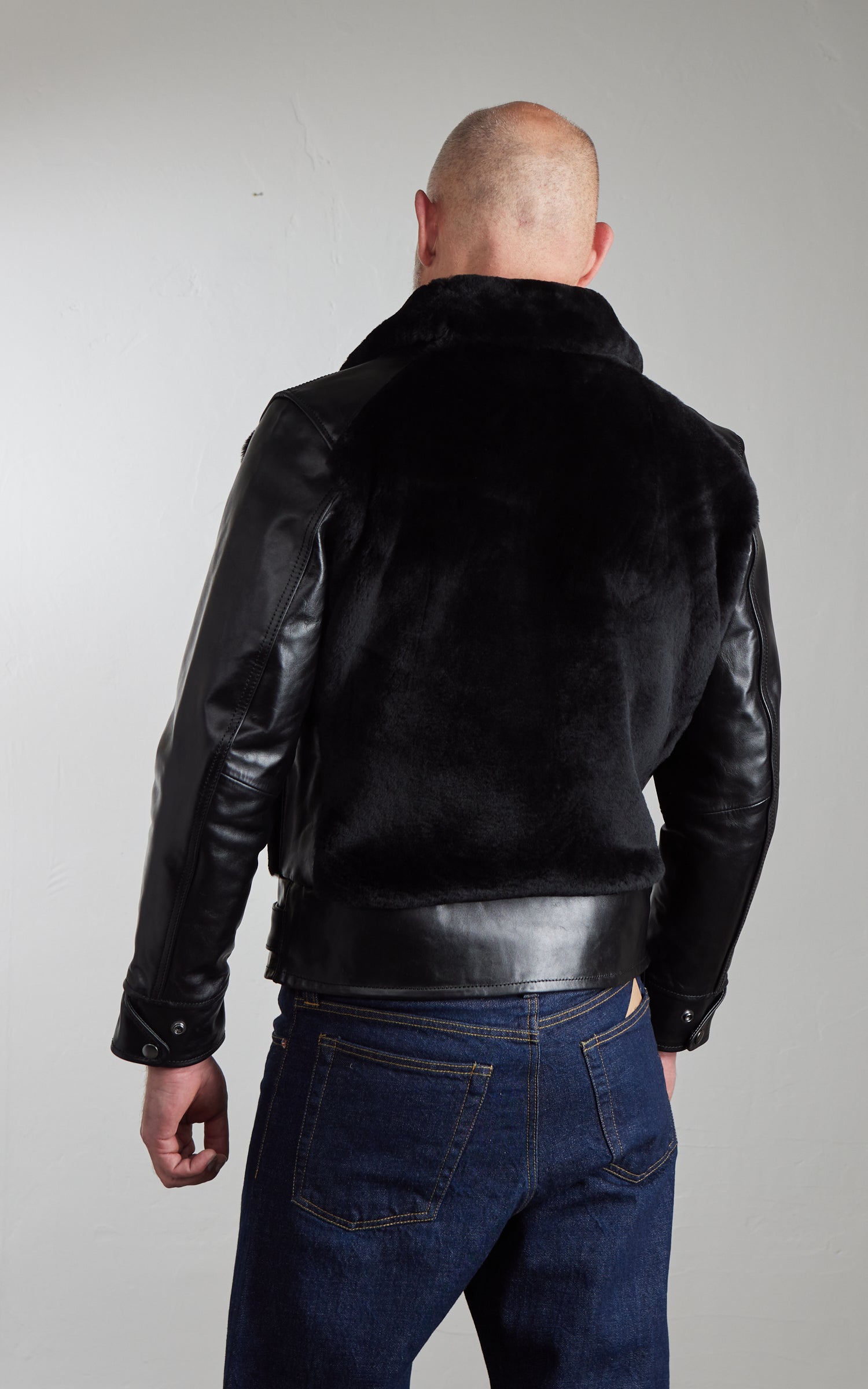 Houston Mouton Grizzly Jacket Black