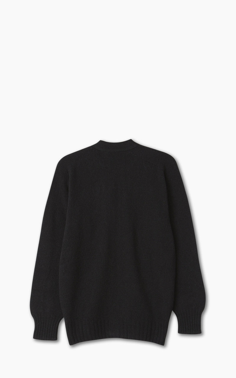 Howlin' Shaggy Bear Cardigan Black