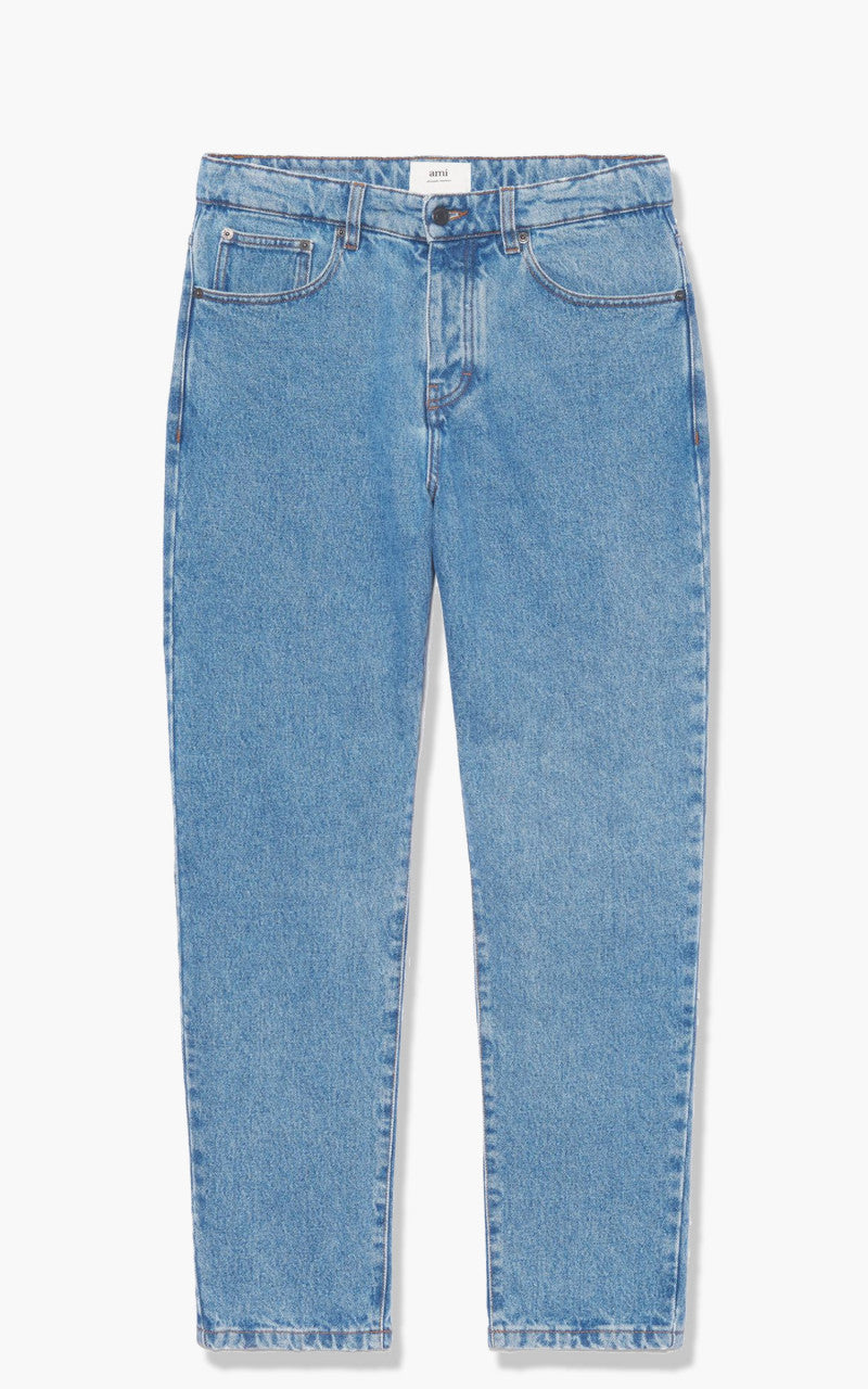 AMI Paris Tapered Fit Jeans 448 Bleach