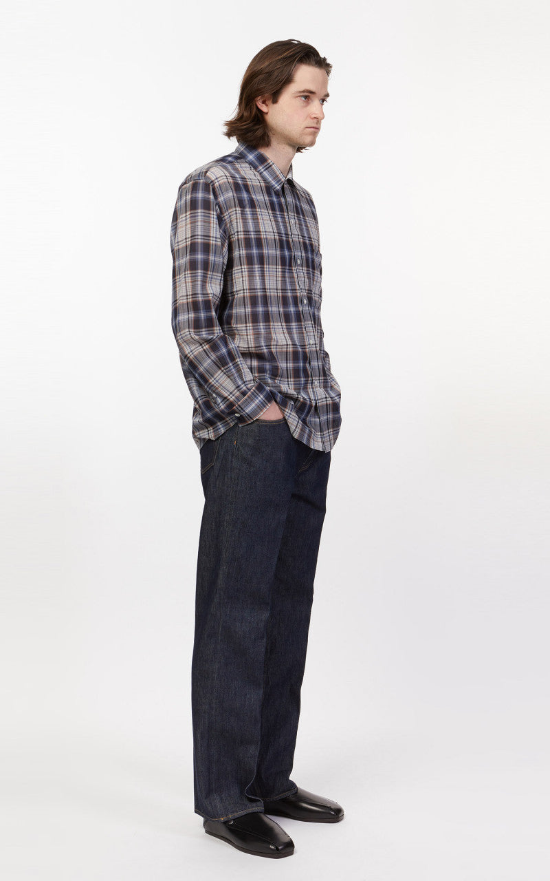 Auralee Hard Twist Denim 5P Pants Indigo