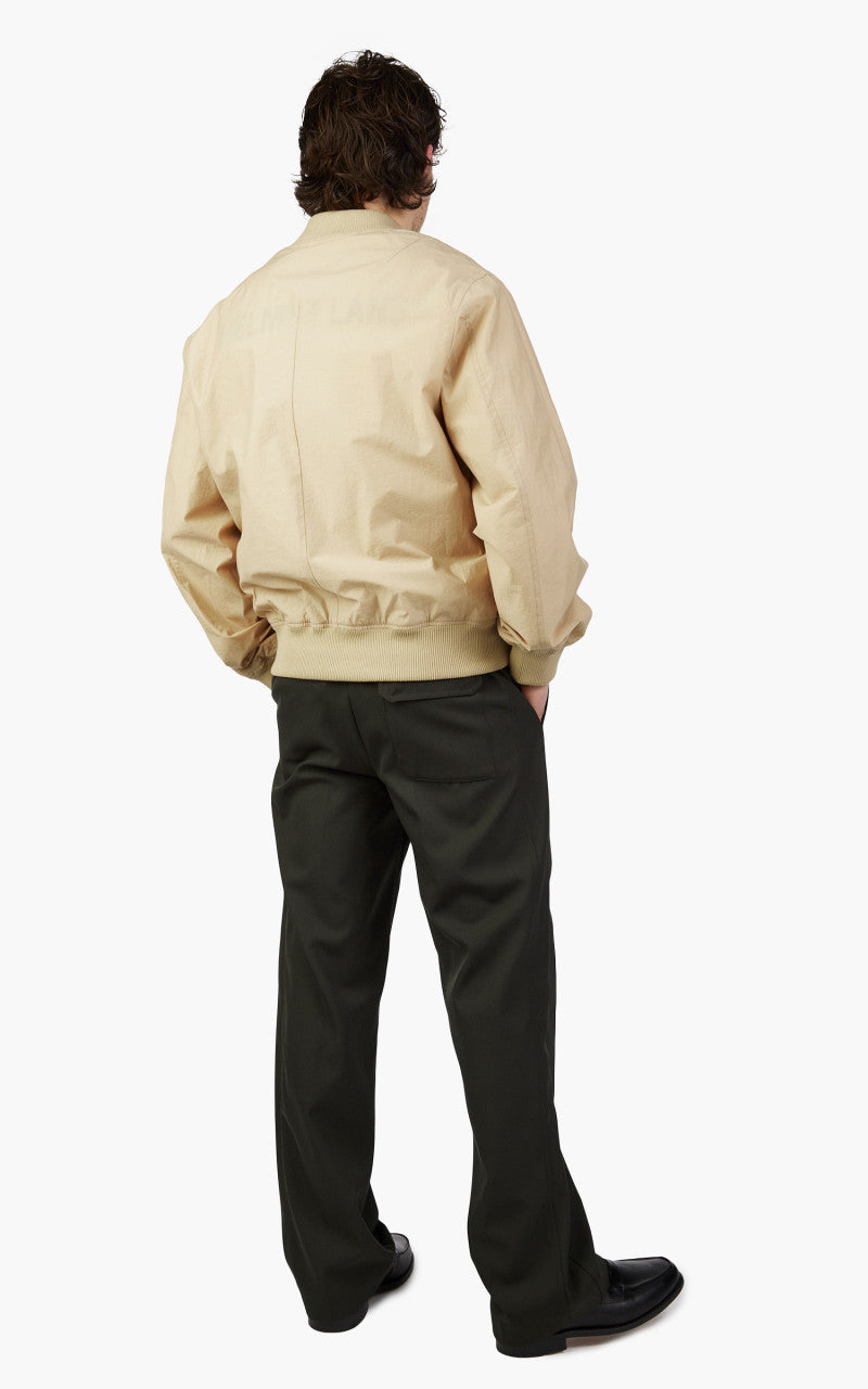 Helmut Lang Nylon Bomber Uniform Khaki