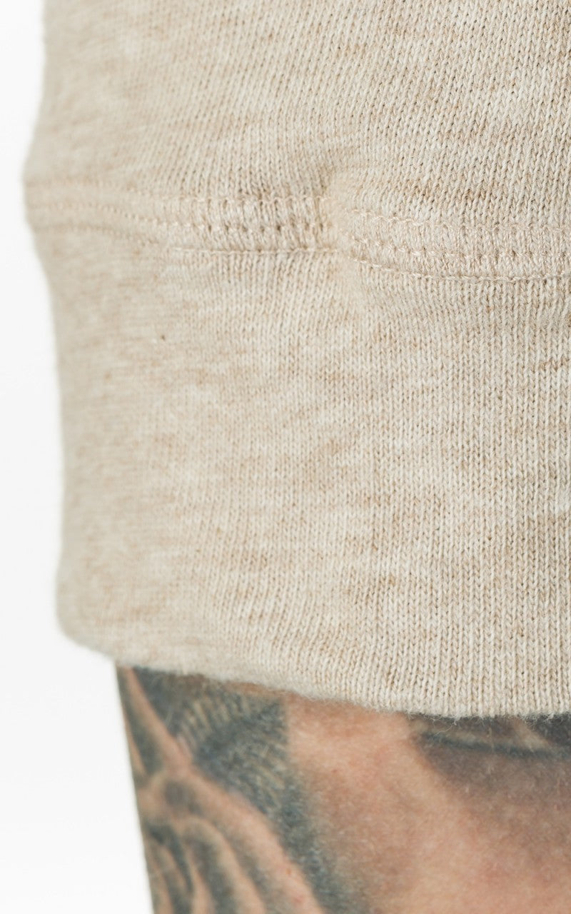 Pike Brothers 1927 Henley Shirt Short Sleeve Oatmeal