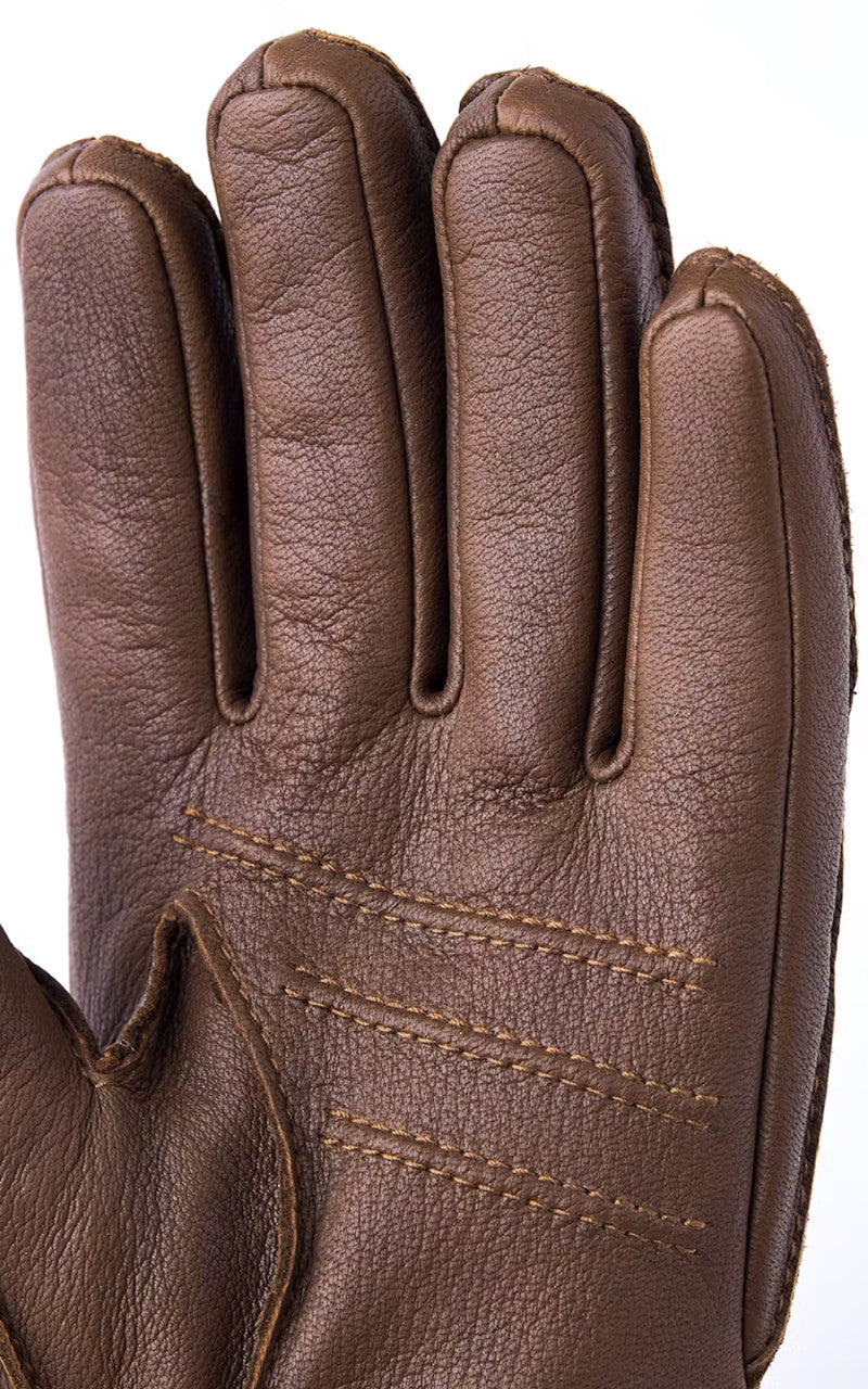 Hestra Deerskin Primaloft Rib Chocolate